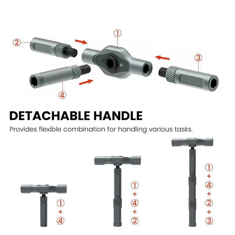 Ratchet Magetic Screwdriver Set, S2 Steel Precision Screwdriver Set - Removable Self Assembly Screwdriver Kit for Furniture Assembly and Repair - Gift for DIYer