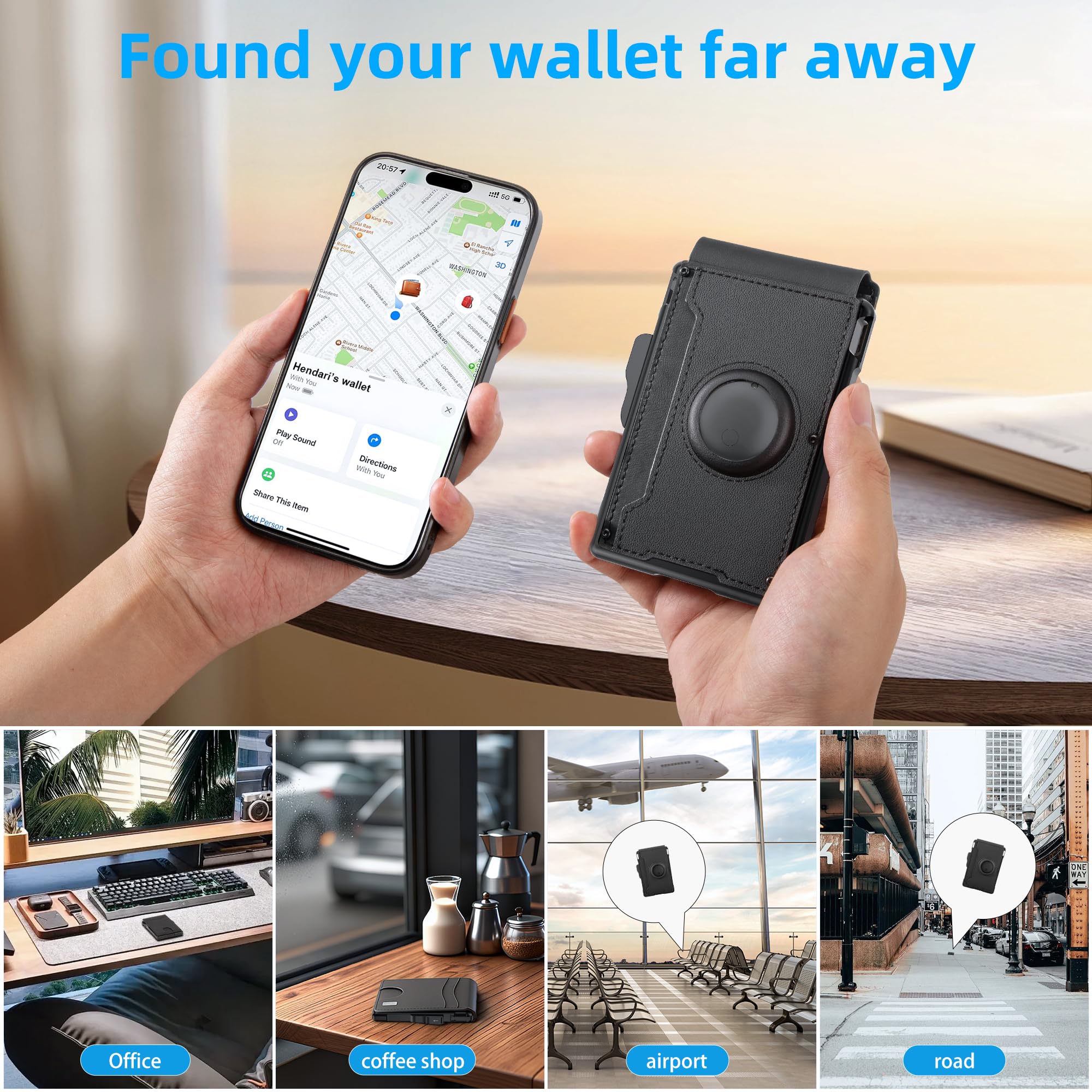 Men's Business Minimalist Bifold Wallet with RFID Blocking, Multi Card Slot for Men for Daily Use, Durable Wallet, Rfid Protected Wallet, RFID Blocking Wallets