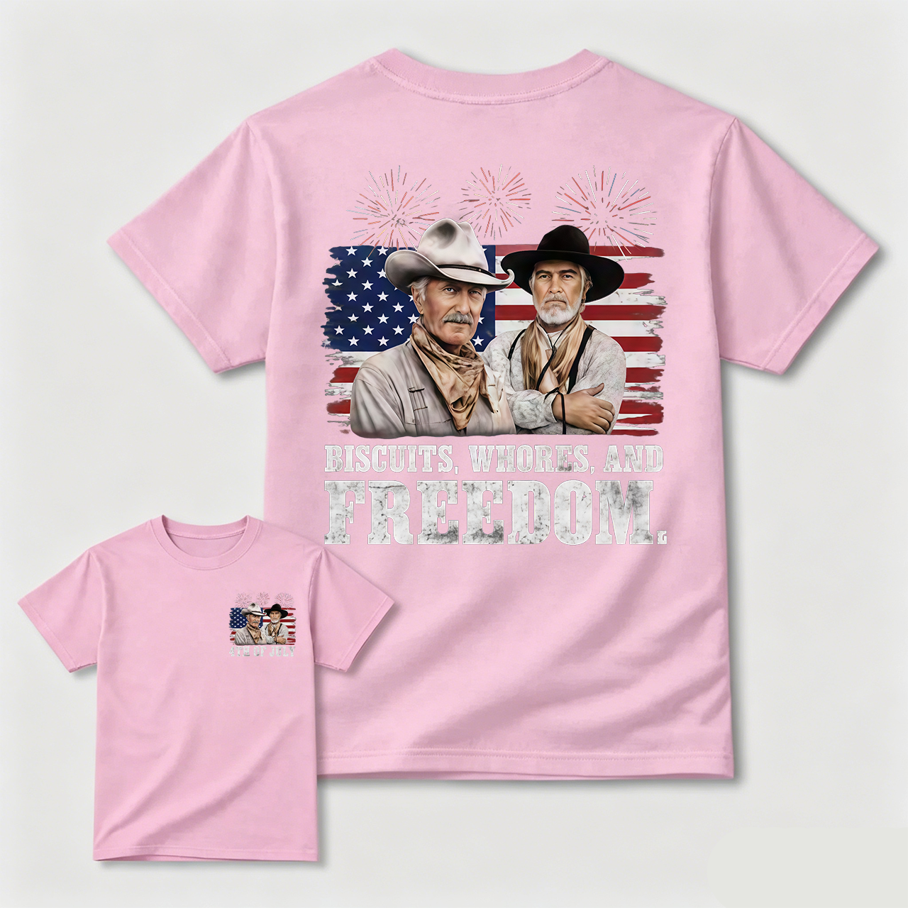 4th of July Biscuits, Whores, and Freedom T-Shirt