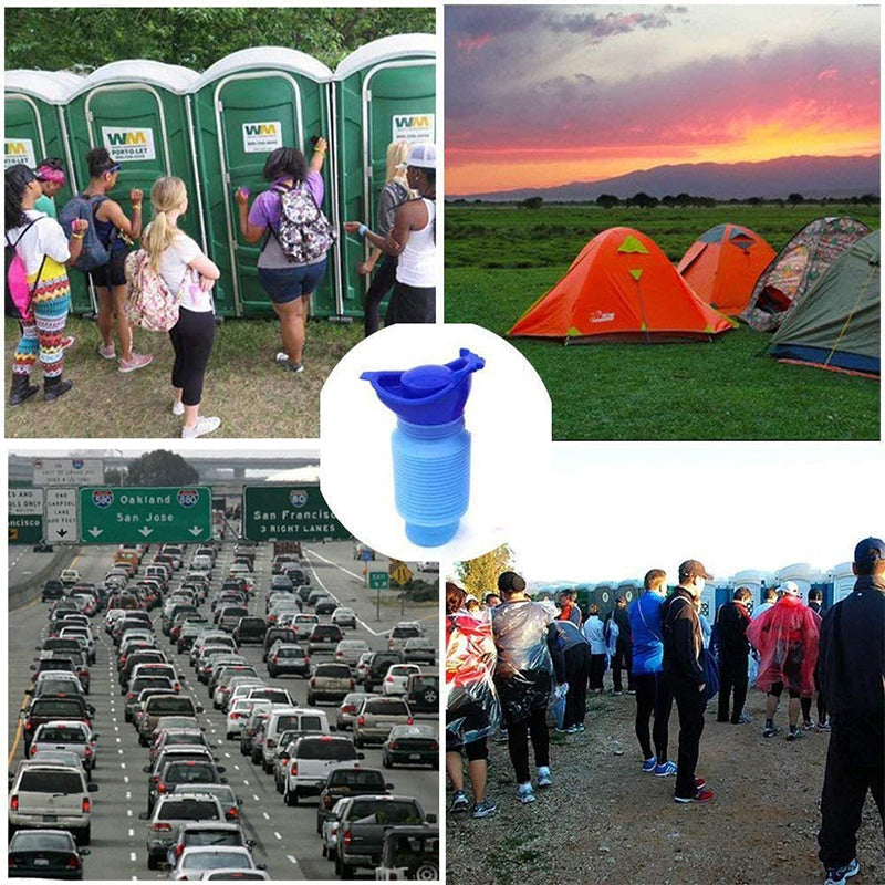 Portable urinal for road trips, camping, and outdoor use
