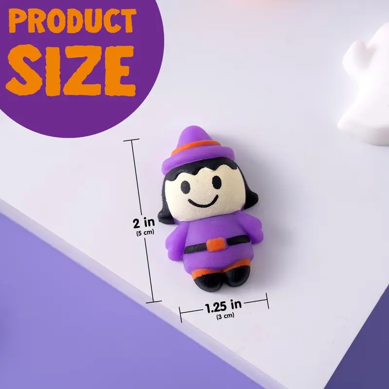 24pcs/60pcs/100Pcs/6pcs Halloween Mochi Squishy Toys, Halloween Toys for Halloween Party Favors, Halloween Sensory Stress Relief Toys Bulk, Trick or Treats Classroom Prizes Gifts Goodie Bag Fillers