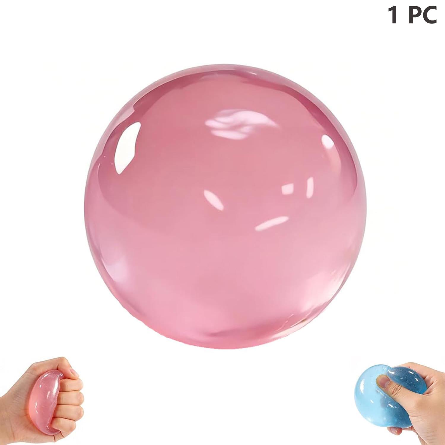1 Count Stress Ball,Shapeable No Rebound Stress Relief Ball Coconut Oil Handmade Squeezing Ball, Anxiety Relief Toy, Fidget Toy, Fidget Squeeze