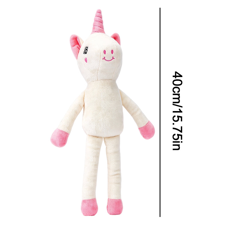 Ballerina unicorn plush toy size guide, approximately 40 centimetres or 15.75 inches