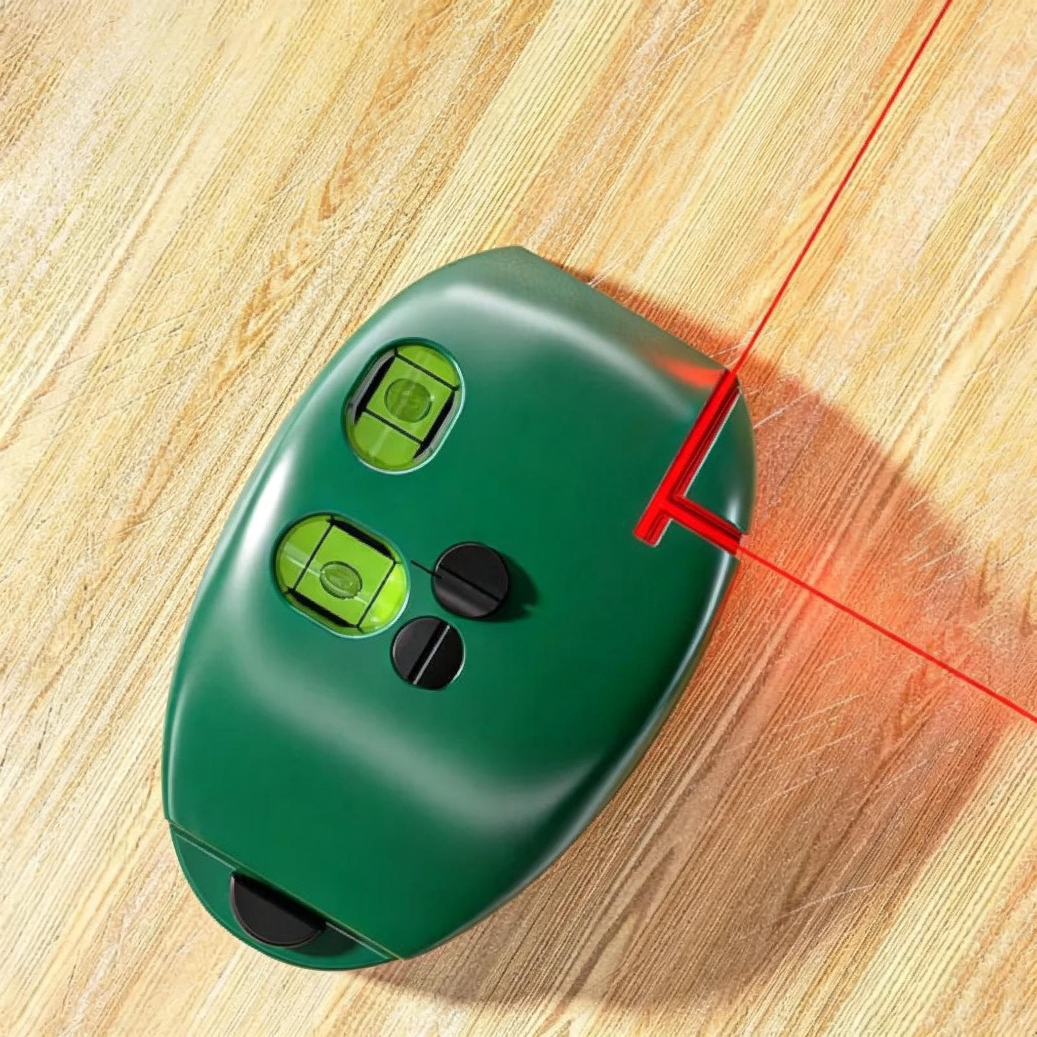 90 Degree Electronic Red Light Scale Red Light Level Green Light Level Self-leveling Parallel Line Parallel Line Suitable for Construction Portable