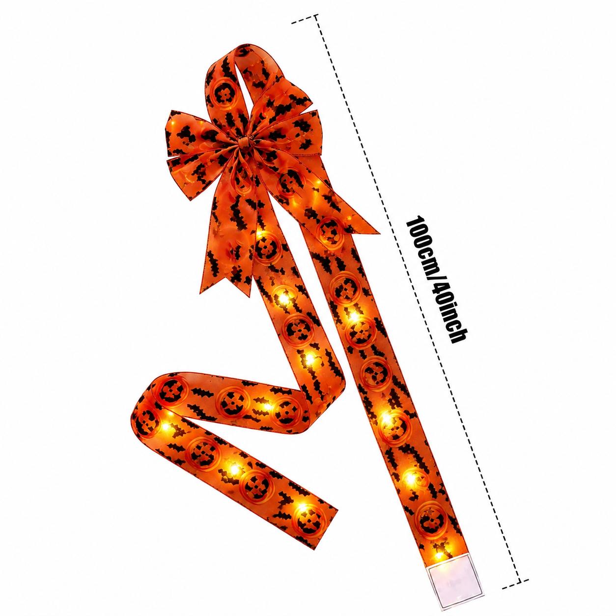 Holiday Halloween Cabinet Door Fringe Lime Red Large Bow Wreath 79 x 2.4 Inches Polyester Fiber AAA Batteries Festive Home Decoration Holiday Halloween Cabinet Door Fringe Lime Red Large Bow Wreath 79 x 2.4 Inches Polyester Fiber AAA Batteries Festive Home Decoration