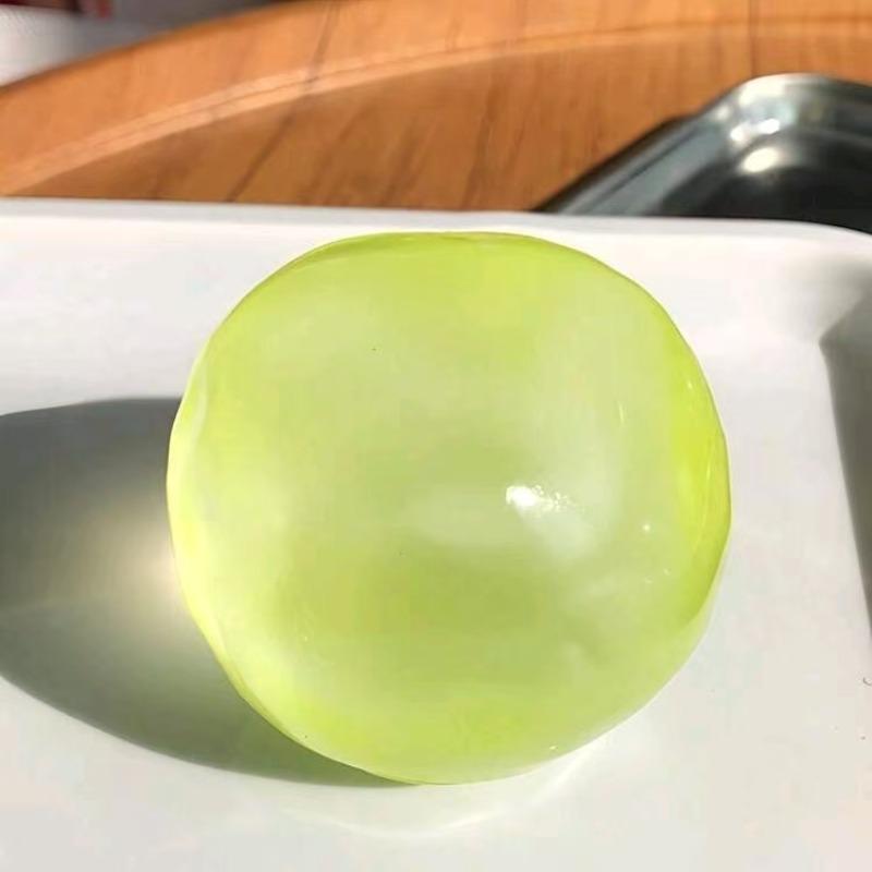 1 Count Stress Ball,Shapeable No Rebound Stress Relief Ball Coconut Oil Handmade Squeezing Ball, Anxiety Relief Toy, Fidget Toy, Fidget Squeeze