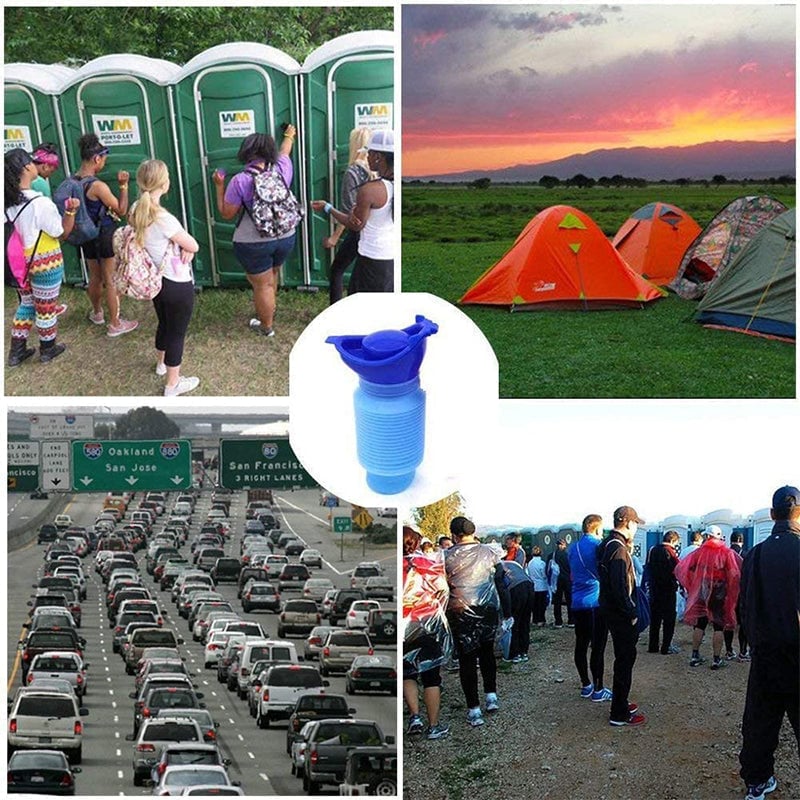 Foldable Portable Urinal for Car & Outdoor Use
