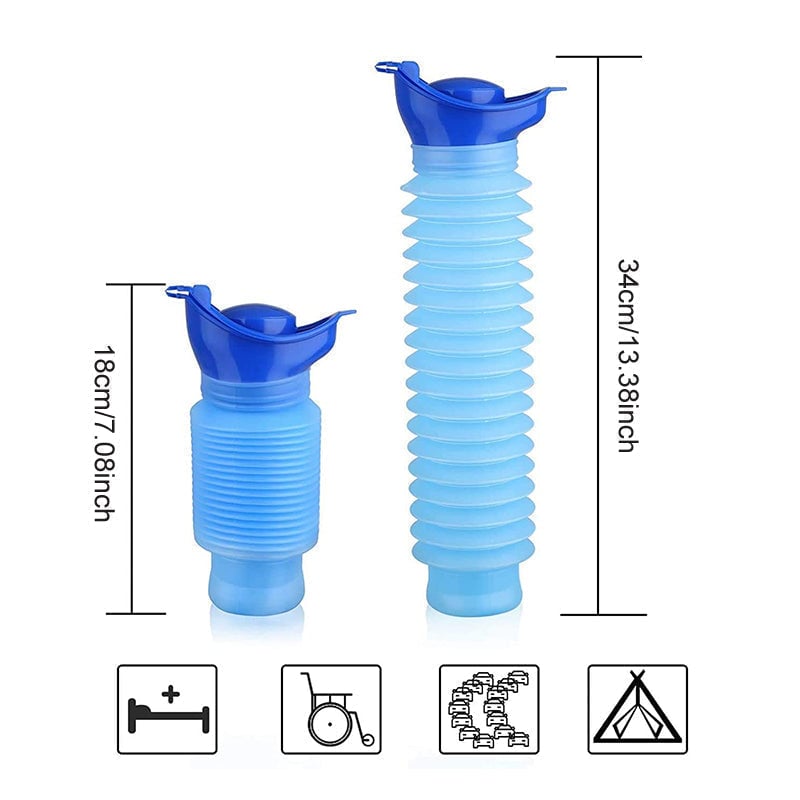 Foldable Portable Urinal for Car & Outdoor Use
