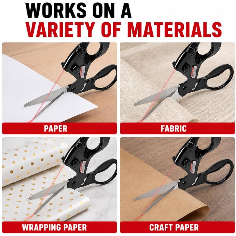Infrared Laser Guided Scissors