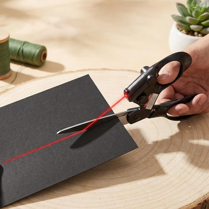 Infrared Laser Guided Scissors