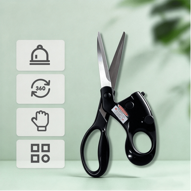 Infrared Laser Guided Scissors