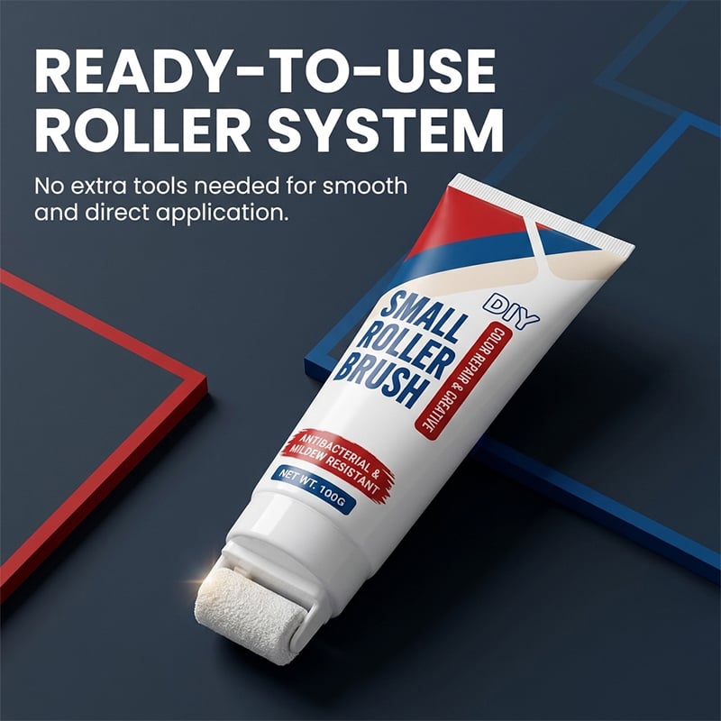 Small Roller Brush Wall Repair Paste