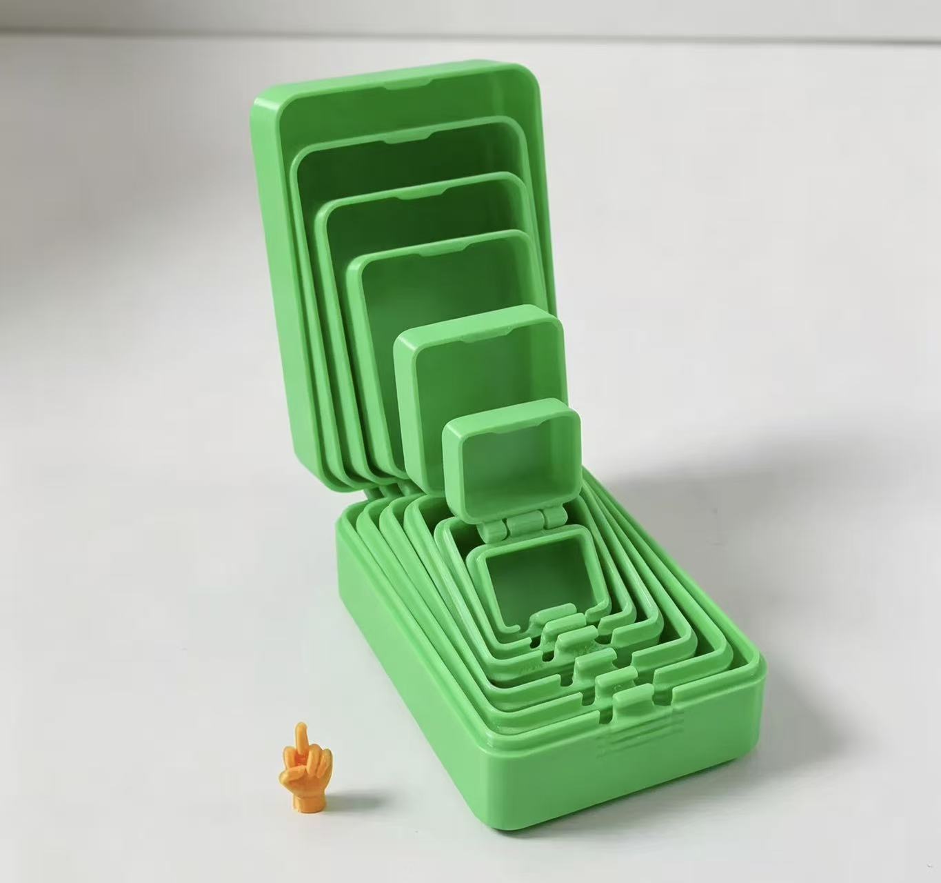 Plastic Multi-Layer Nesting Surprise Gift Box - 3D Print Novelty Prank Container for Adults, Funny Unboxing Experience for Halloween, Birthday Gifting