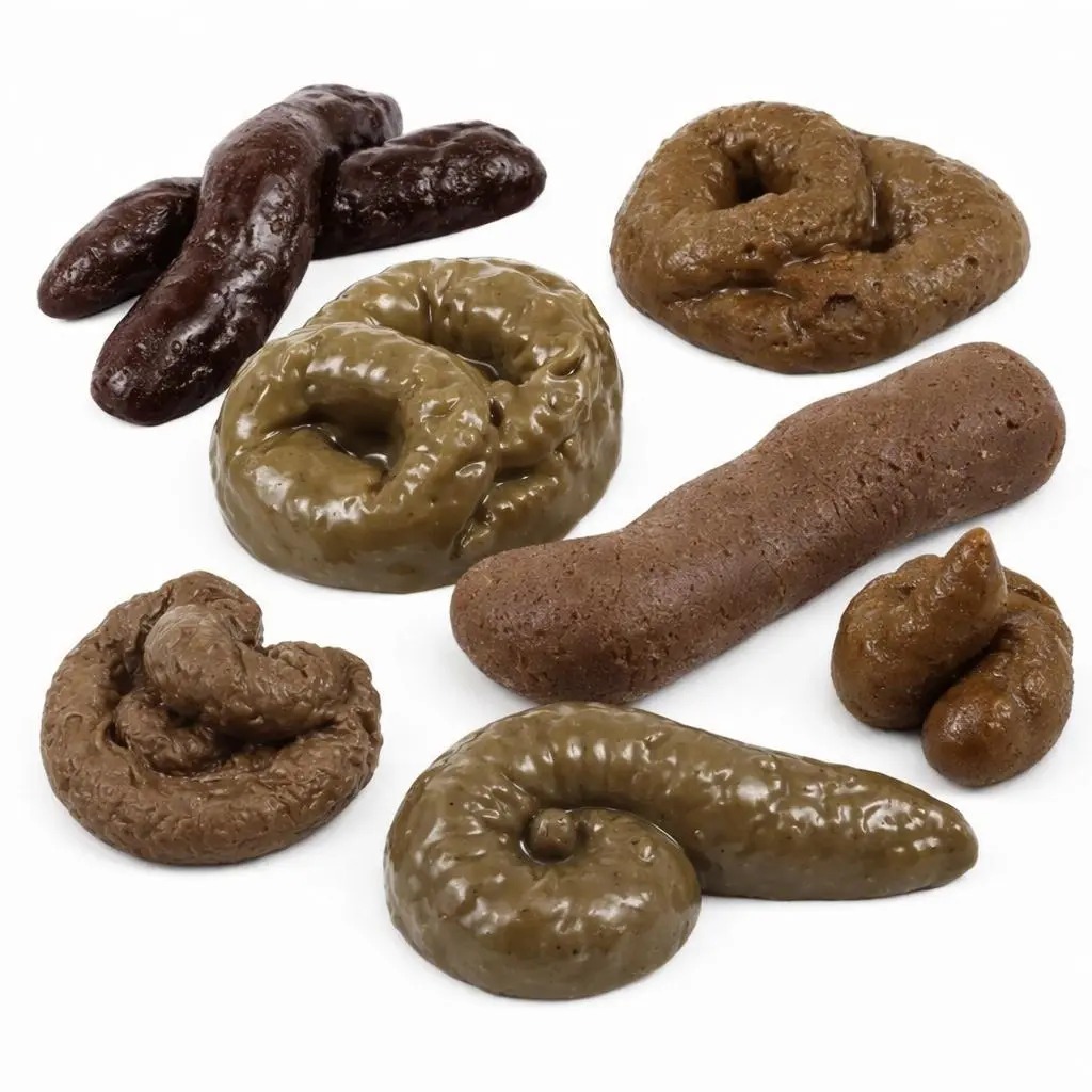 Fake Poop 7/8 Pcs Realistic Prank Poop Props Brown Soft Poop Fun Party Supplies Prank Games with Friends Family Classmates Fake Turd Gifts Perfect for Office Pranks Pet Pranks Birthday Funny Gift for Father's Day