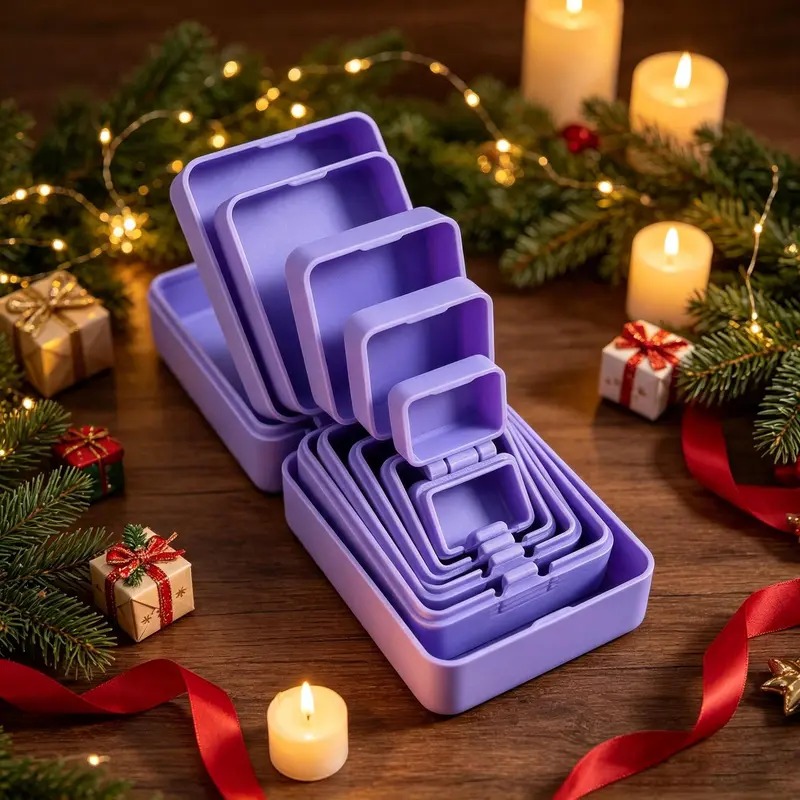Plastic Multi-Layer Nesting Surprise Gift Box - 3D Print Novelty Prank Container for Adults, Funny Unboxing Experience for Halloween, Birthday Gifting