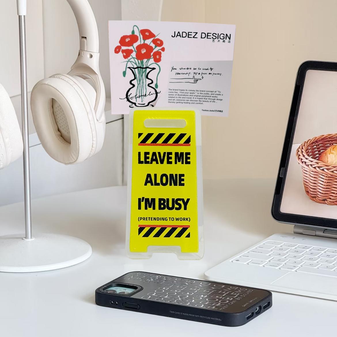 Funny Acrylic Desktop Warning Sign 10Pcs Desk Messages Clip Humor Gag Gift for Boss Employees Coworkers Office Classroom Home Waterproof Meme Sticker Adhesive Stickers Outdoor Fun DealsForYou
