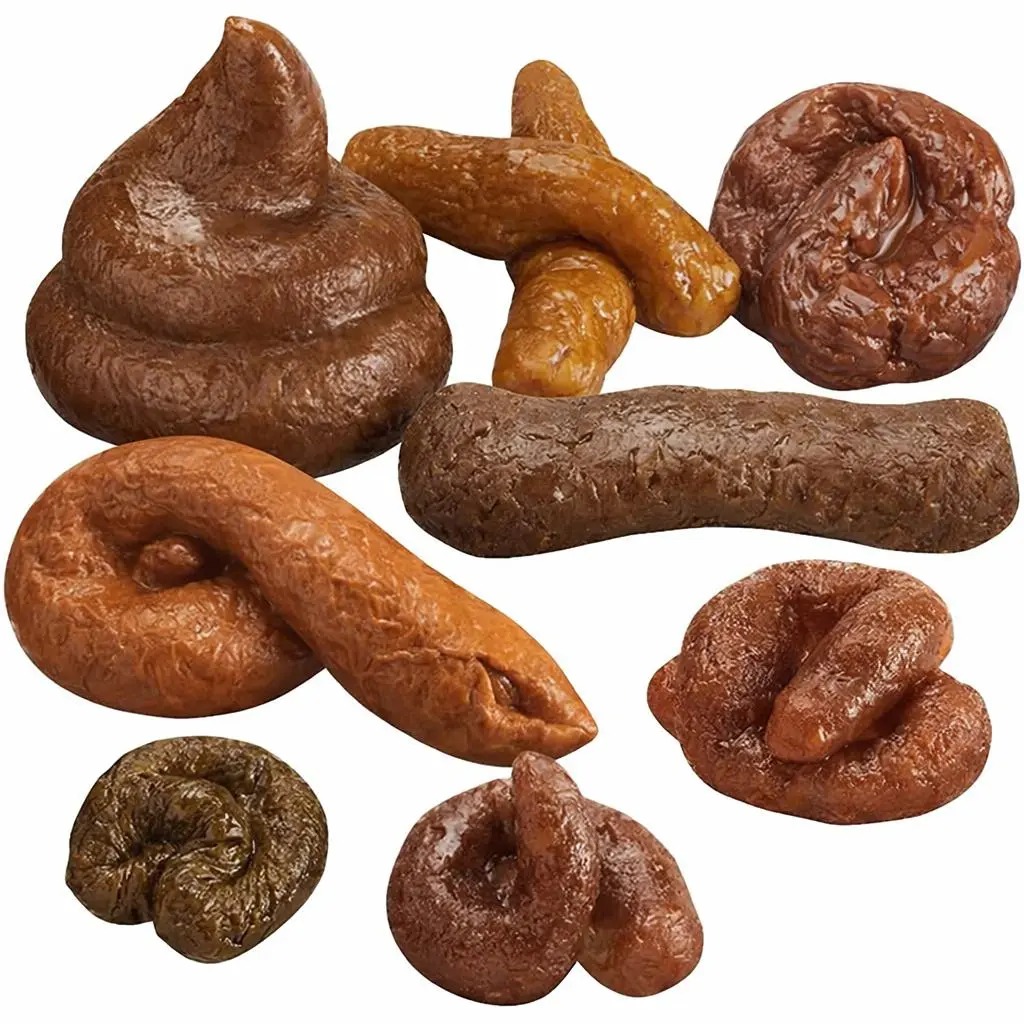 Fake Poop 7/8 Pcs Realistic Prank Poop Props Brown Soft Poop Fun Party Supplies Prank Games with Friends Family Classmates Fake Turd Gifts Perfect for Office Pranks Pet Pranks Birthday Funny Gift for Father's Day