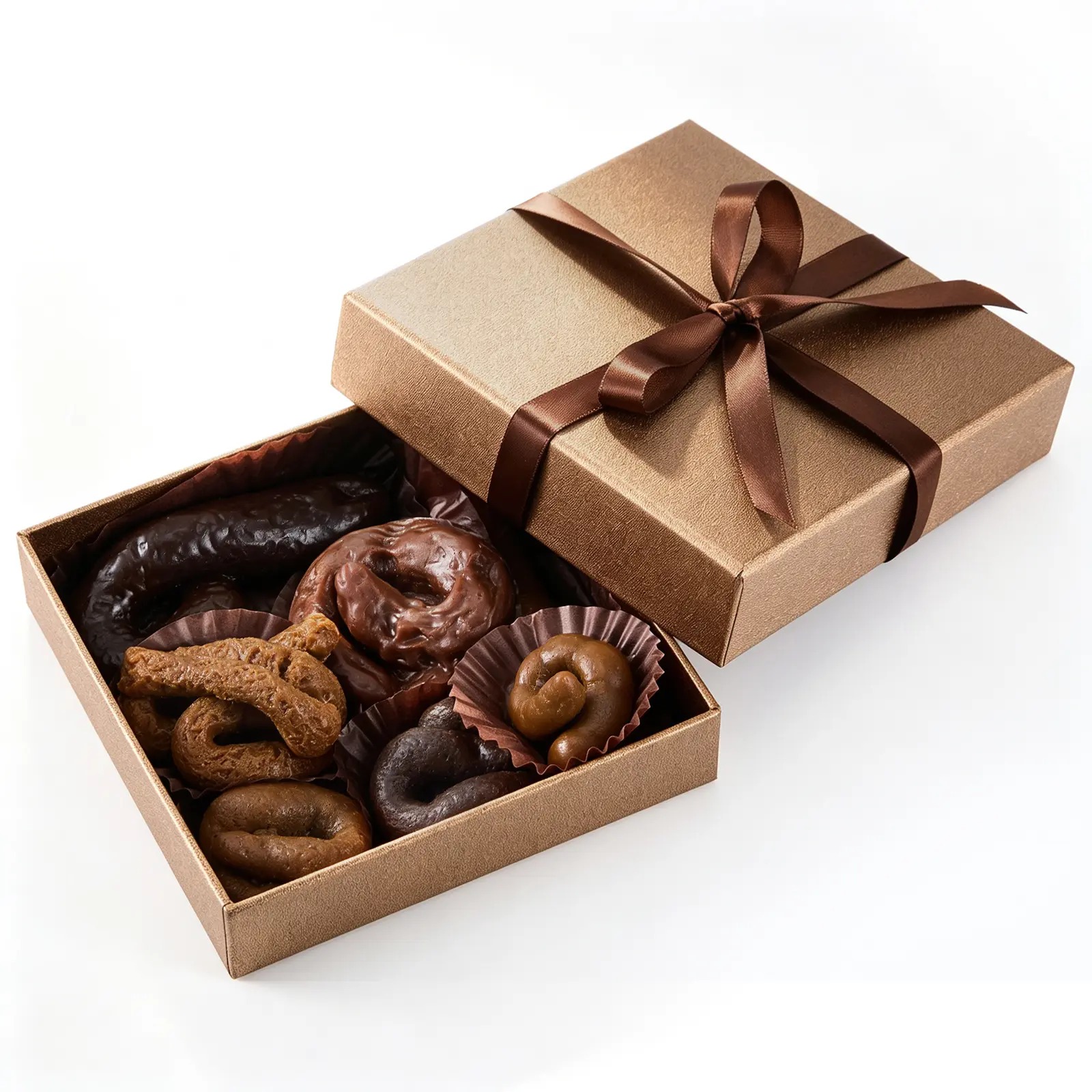 Fake Poop 7/8 Pcs Realistic Prank Poop Props Brown Soft Poop Fun Party Supplies Prank Games with Friends Family Classmates Fake Turd Gifts Perfect for Office Pranks Pet Pranks Birthday Funny Gift for Father's Day