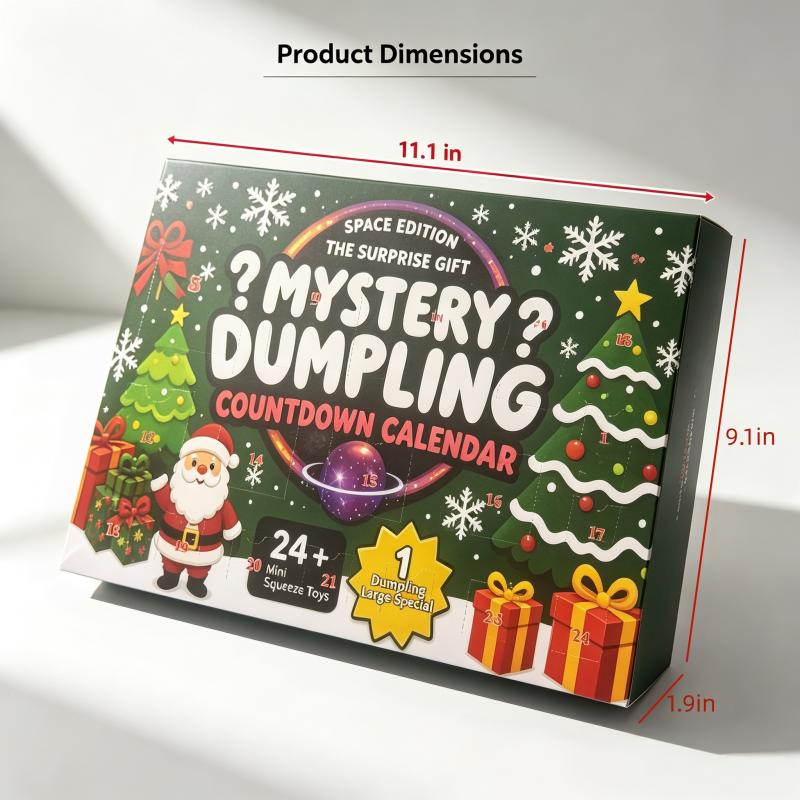 Christmas Squishy Advent Calendar Bundle | Halloween & Holiday Fidget Toy Countdown Calendars, 24 Surprise Squishies Each Christmas Squishy Advent Calendar Bundle | Halloween & Holiday Fidget Toy Countdown Calendars, 24 Surprise Squishies Each