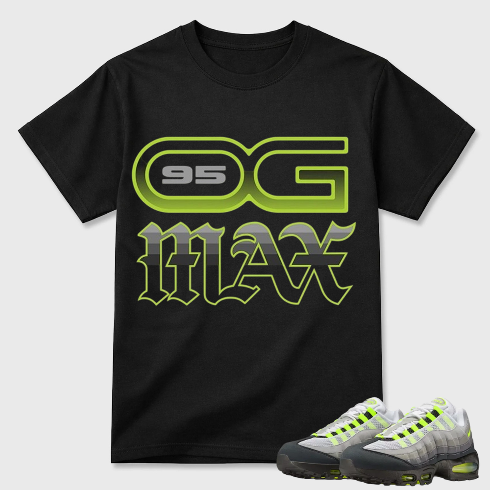 Air Max 95 OG Neon Matching Tee  OG Neon 95 Shirt