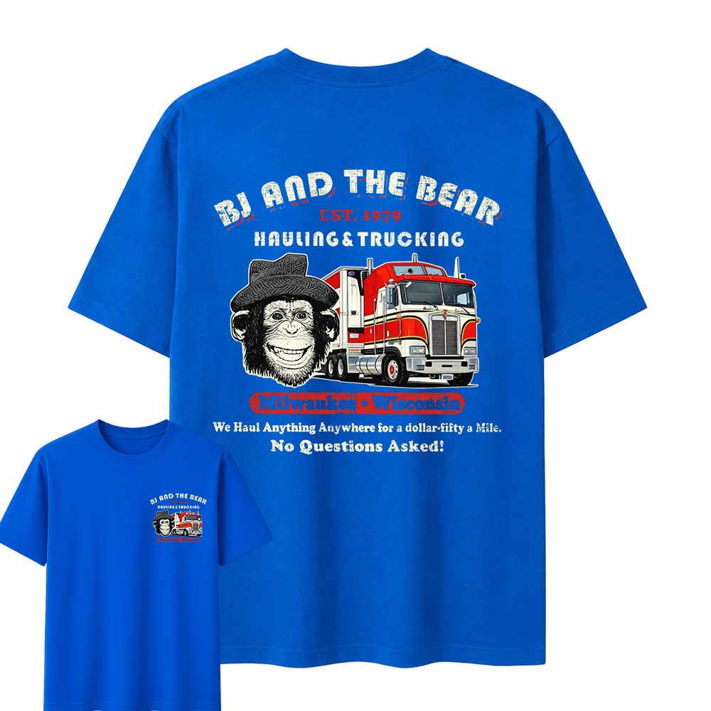 BJ and the Bear Hauling Trucking Ltd Worn Out Shirt