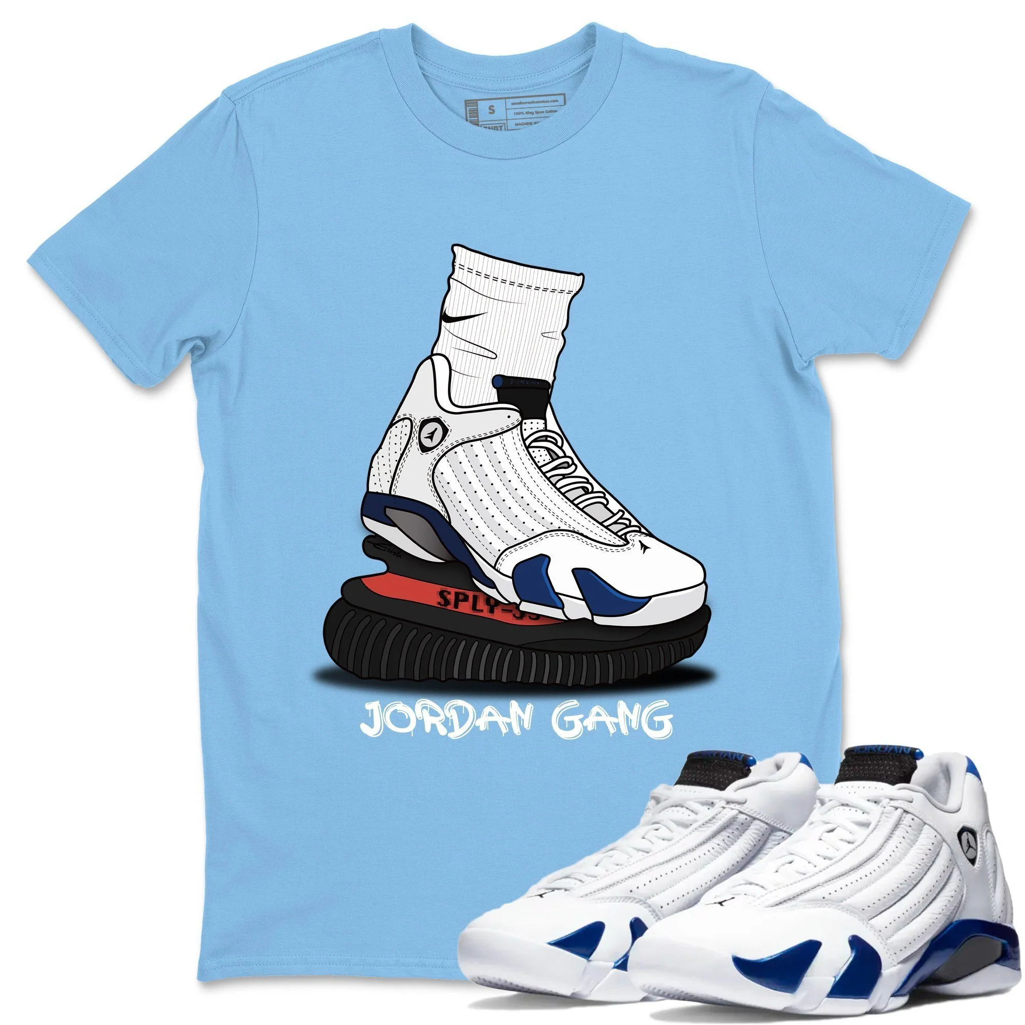 Air Jordan Gang Unisex Tops - Air Jordan 14 Hyper Royal