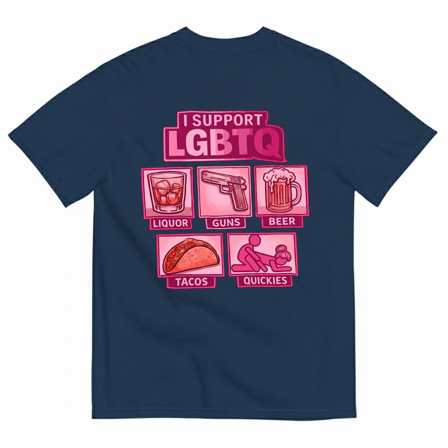 I SUPPORT LGBTQ T-SHIRT