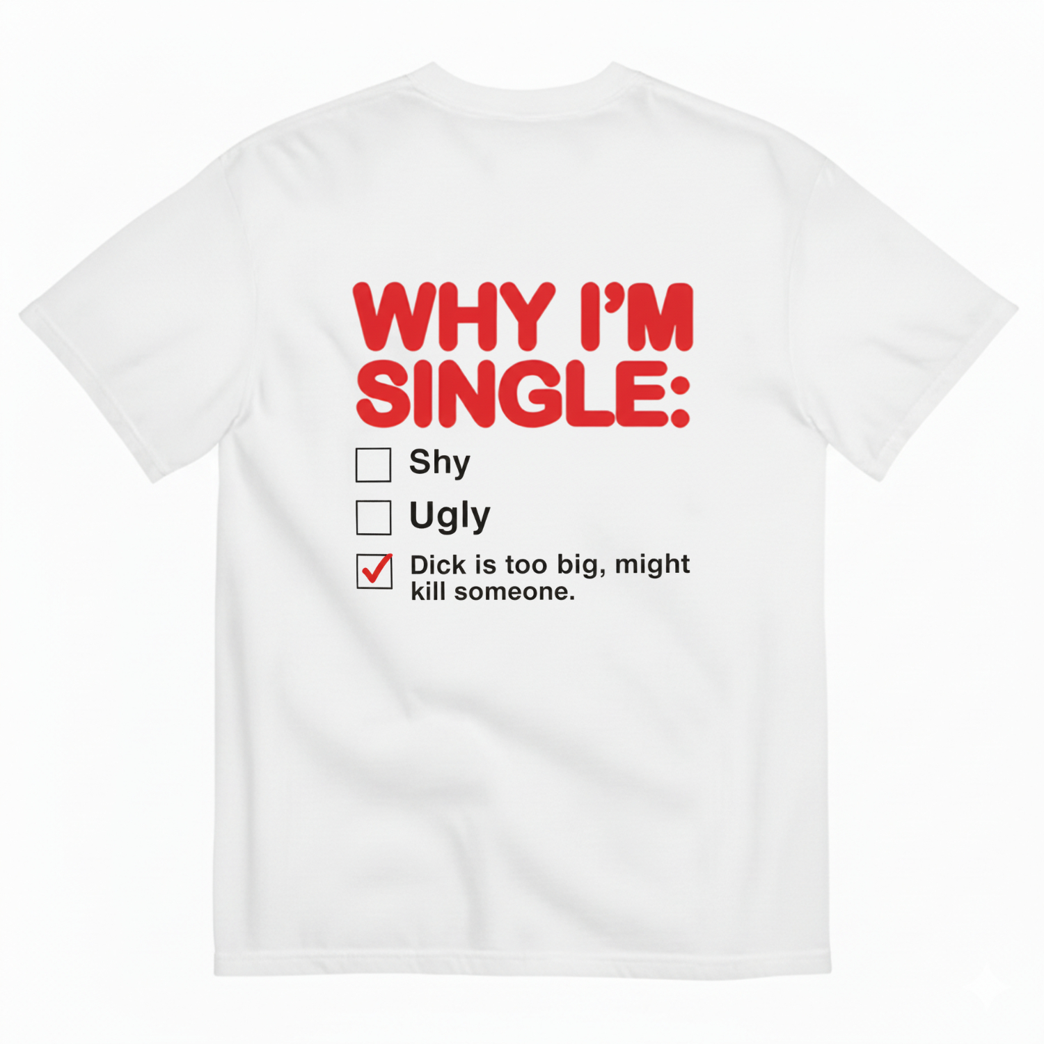 WHY I'M SINGLE T-SHIRT