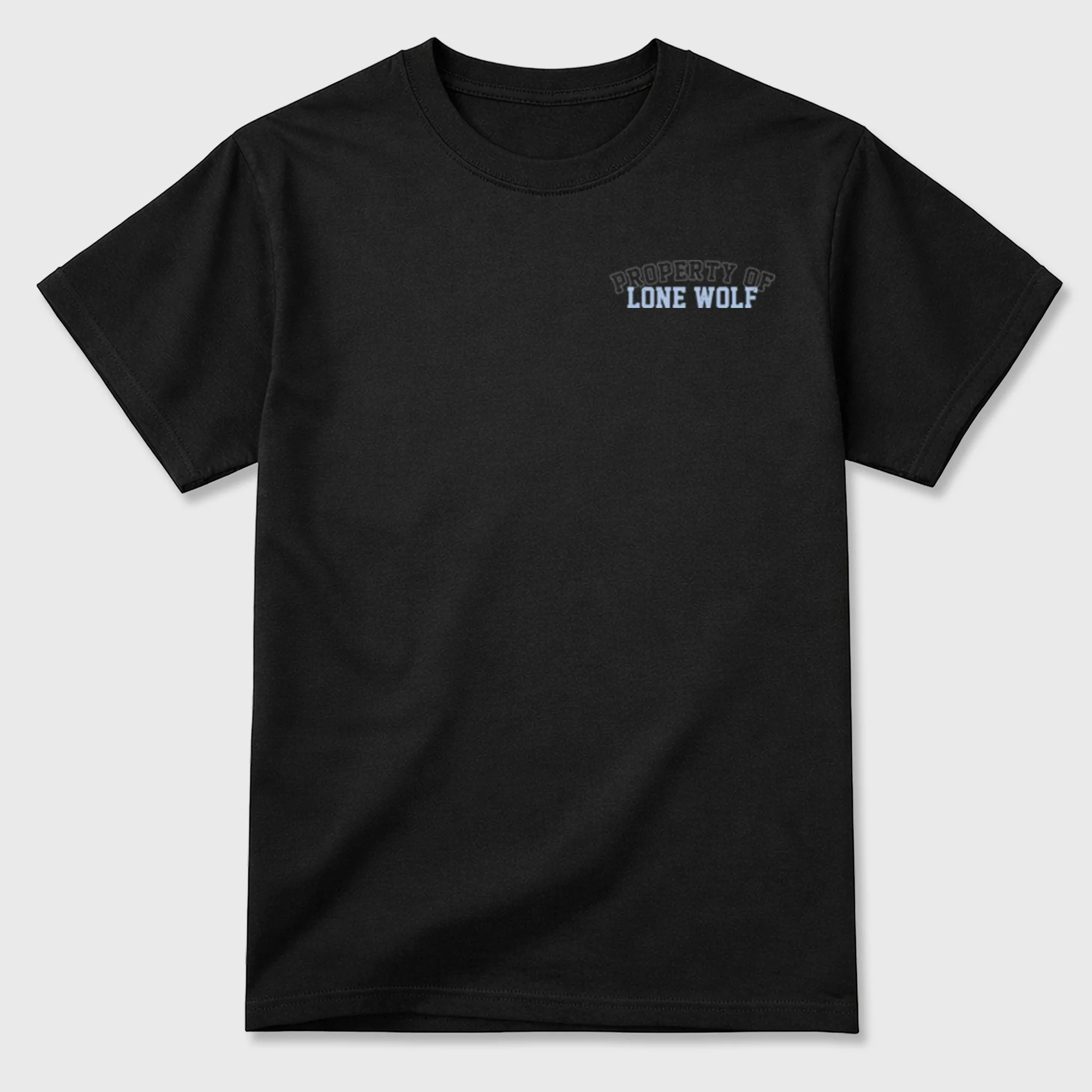 Property of Lone Wolf TEEWAVO Sneaker Tees - Air Jordan 5 Wolf Grey