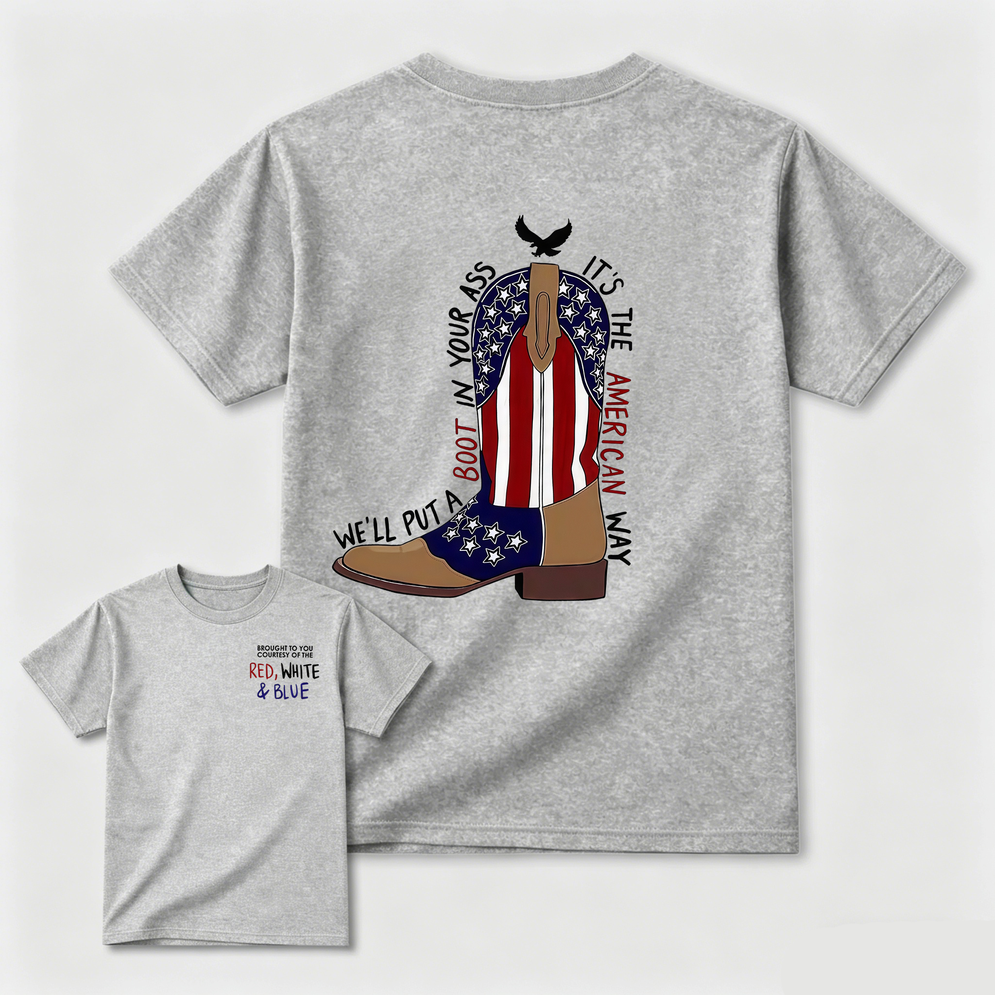 Courtesy of the Red Shirt, Toby American Ride T-Shirt