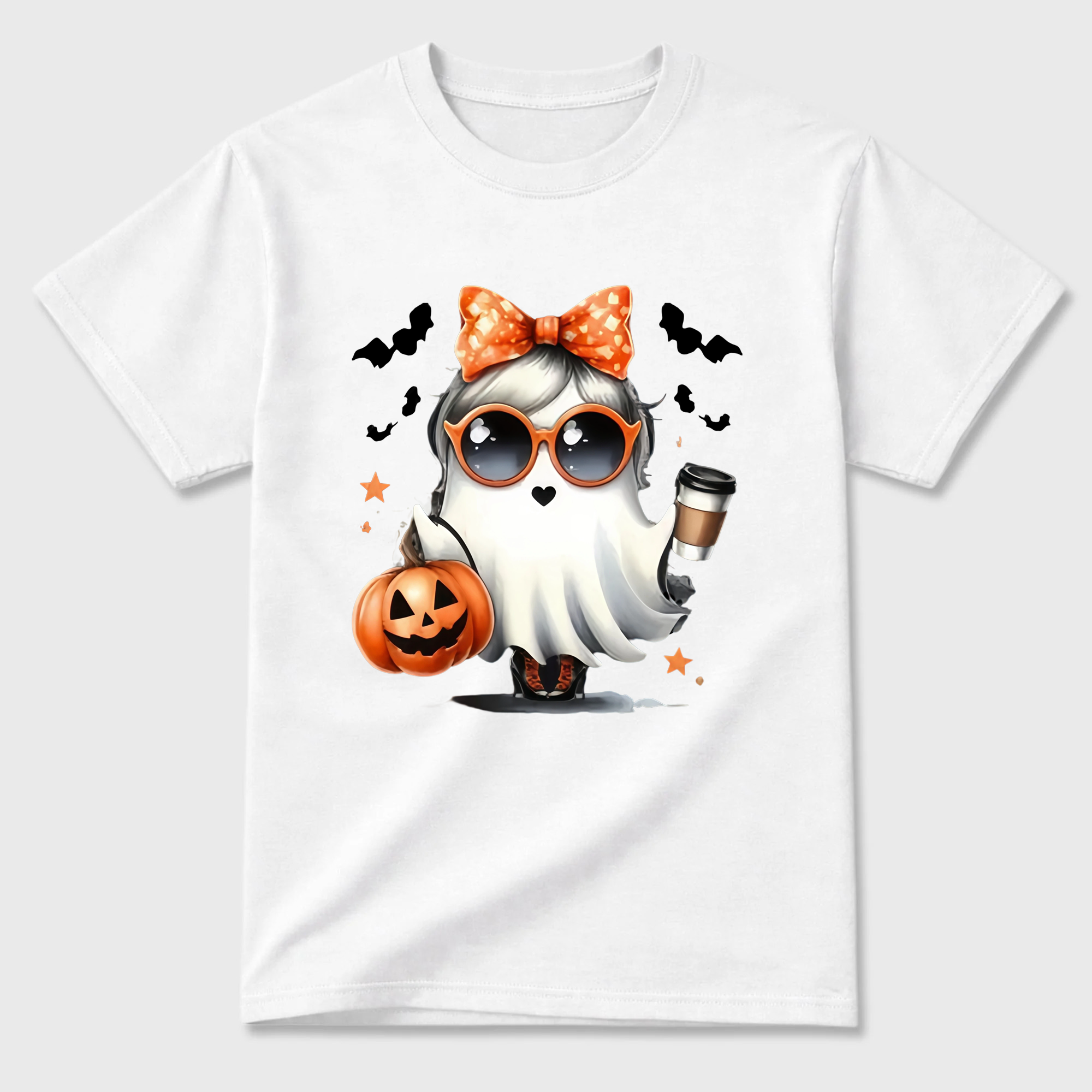Halloween Cute Ghost Girl Shirt