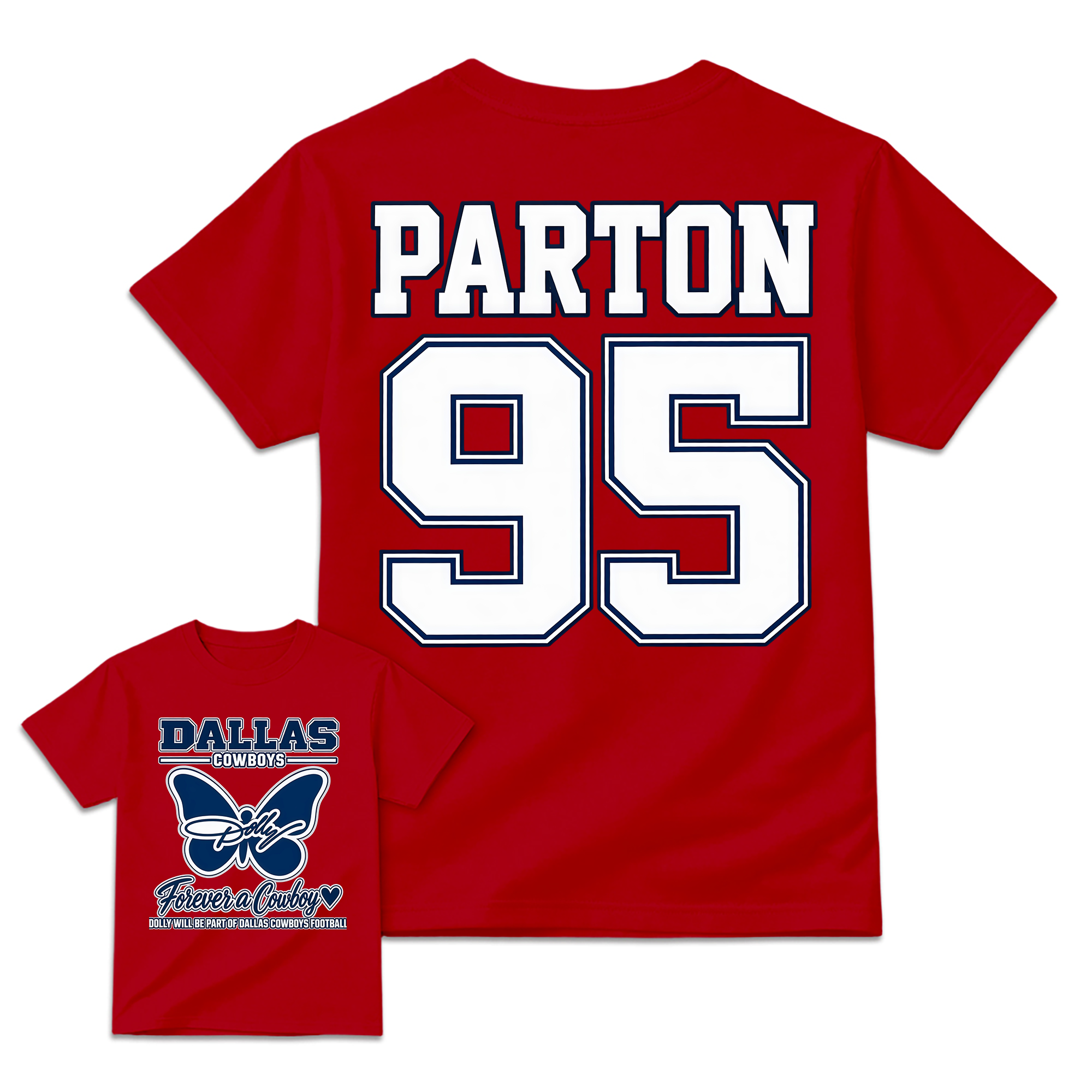 Forever A Cowboy 95 Graphic T-Shirt, Vintage Country Football Shirt