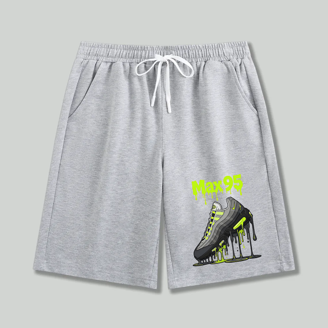 Unisex athletic shorts Max 95 Dripping Sneaker Graphic Print