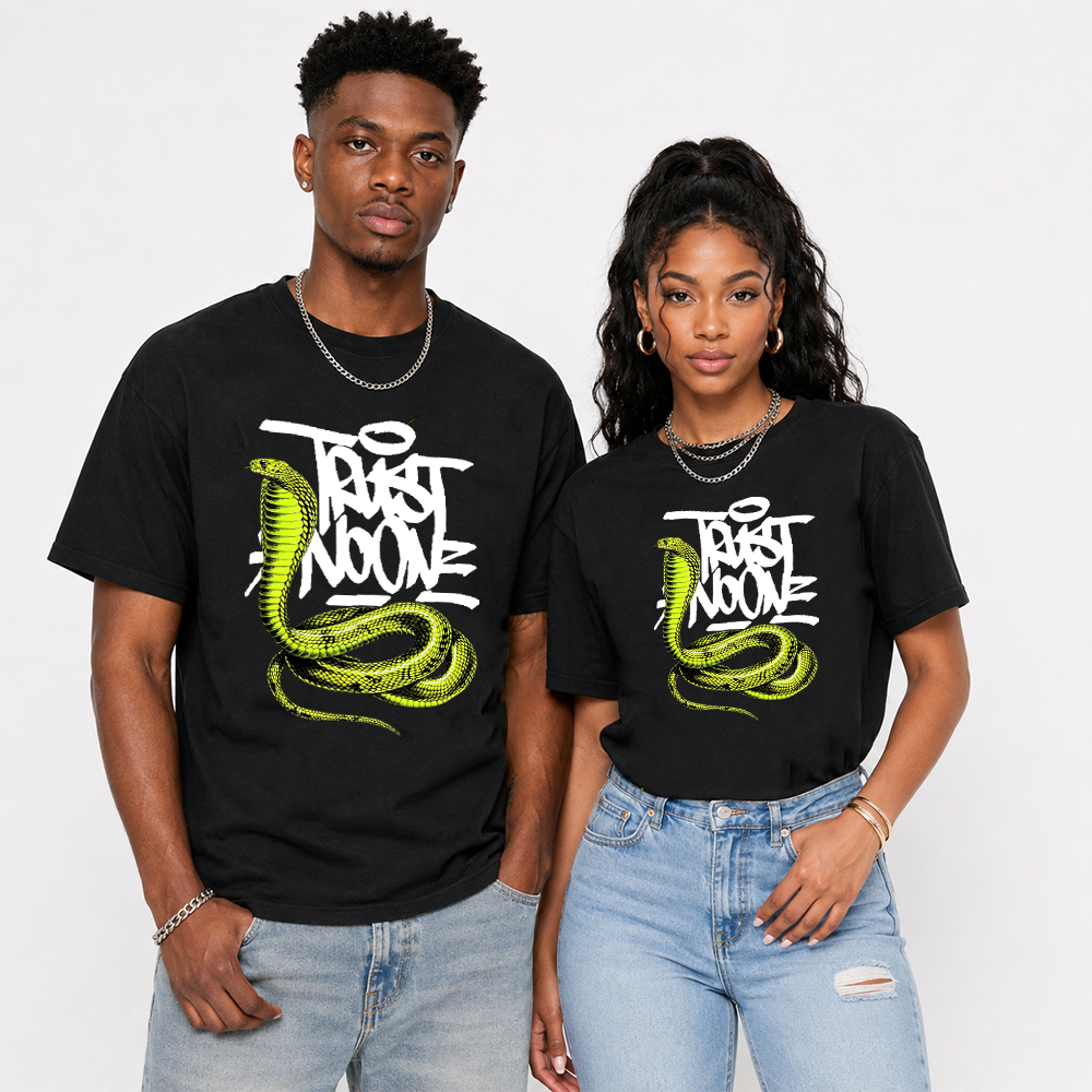 Beware Of Snakes T-shirt matched with sneakers-Air Max 95