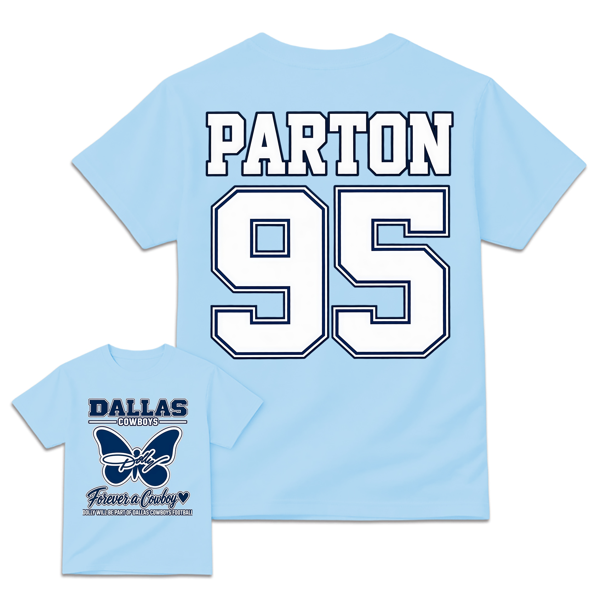Forever A Cowboy 95 Graphic T-Shirt, Vintage Country Football Shirt