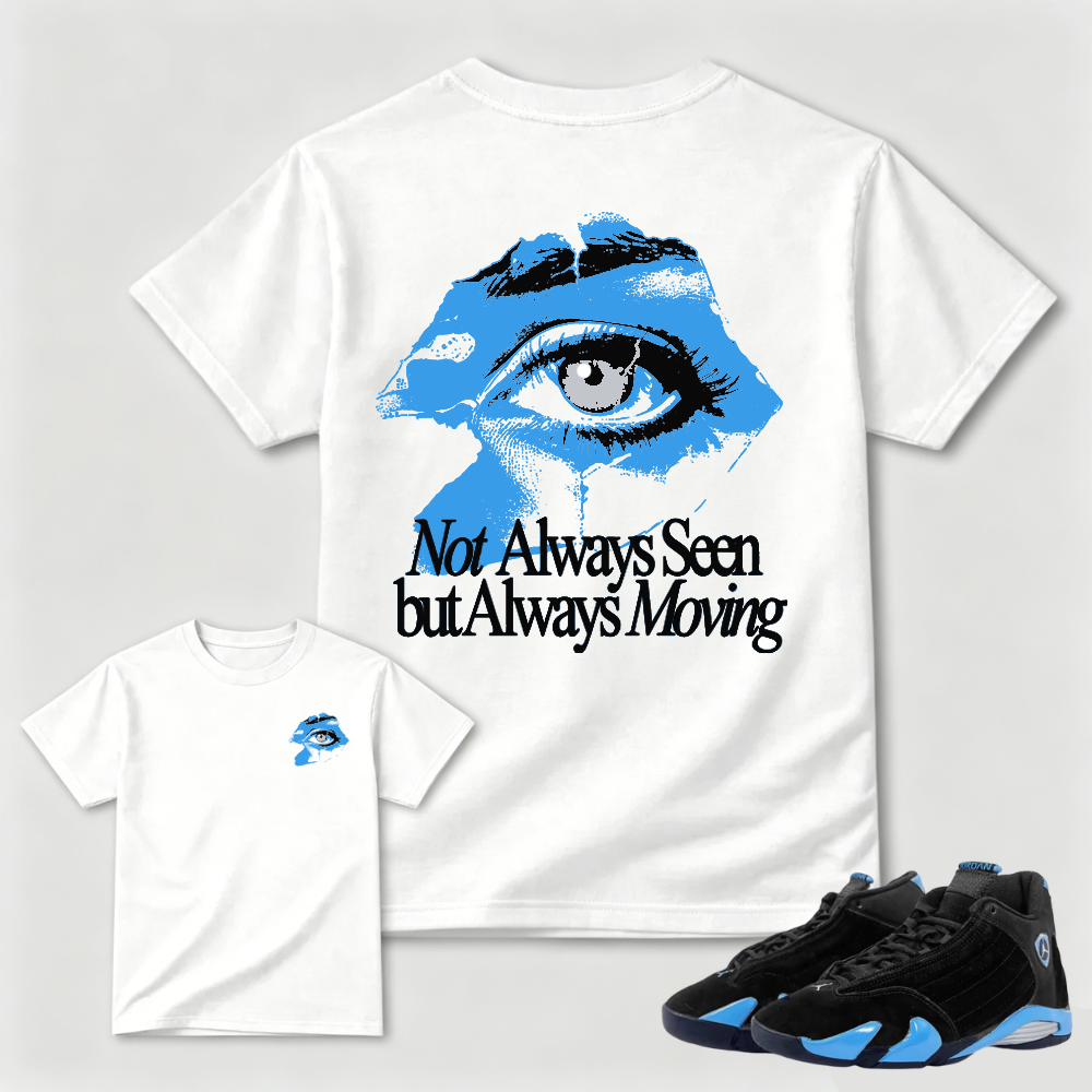 Steady Gaze Black/Blue AJ14 Matching Shirt