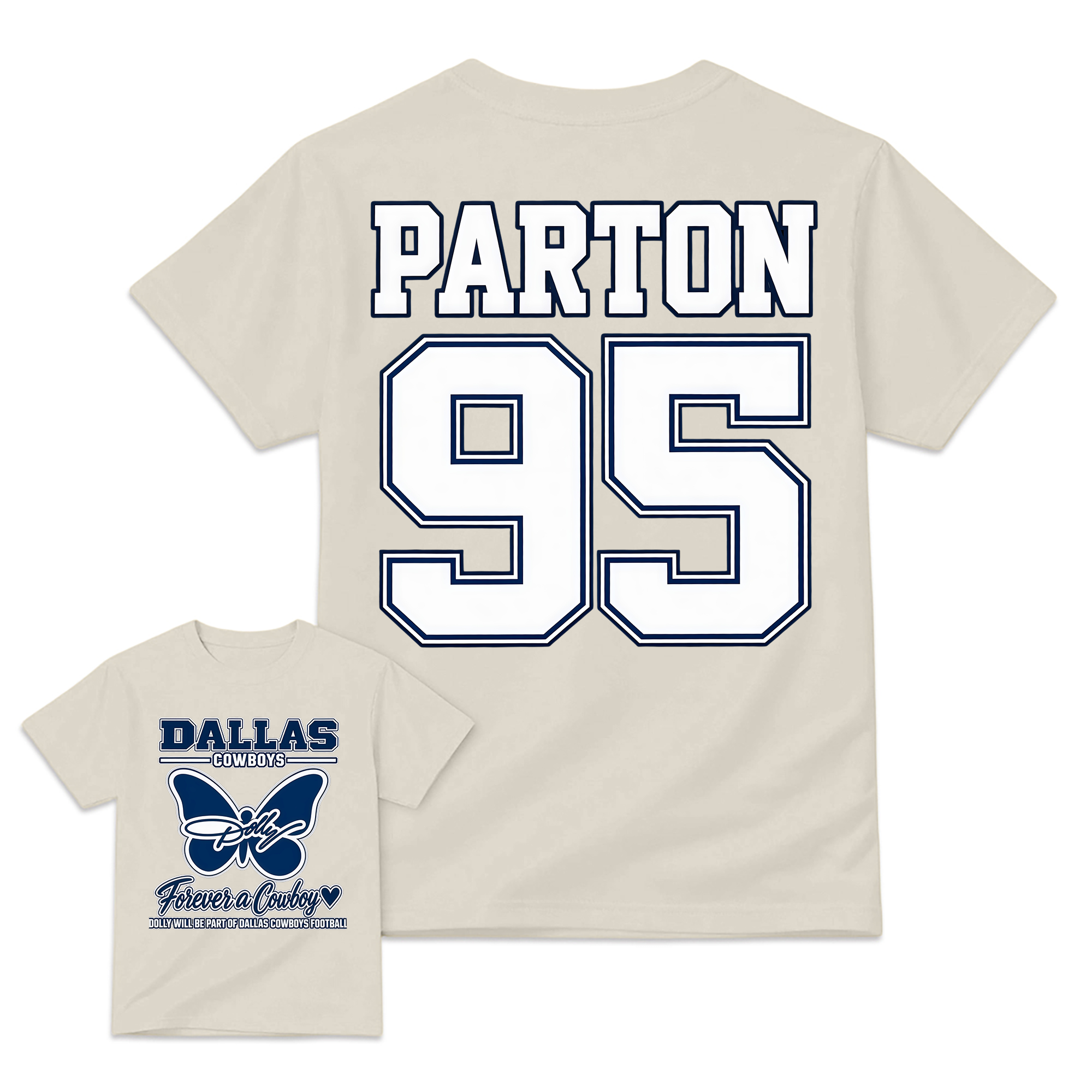 Forever A Cowboy 95 Graphic T-Shirt, Vintage Country Football Shirt