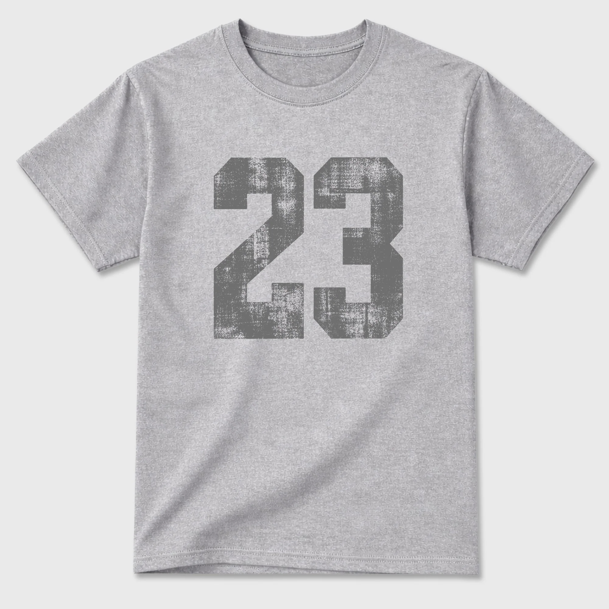 No.23 TEEWAVO Sneaker Tees - Air Jordan 5 Wolf Grey