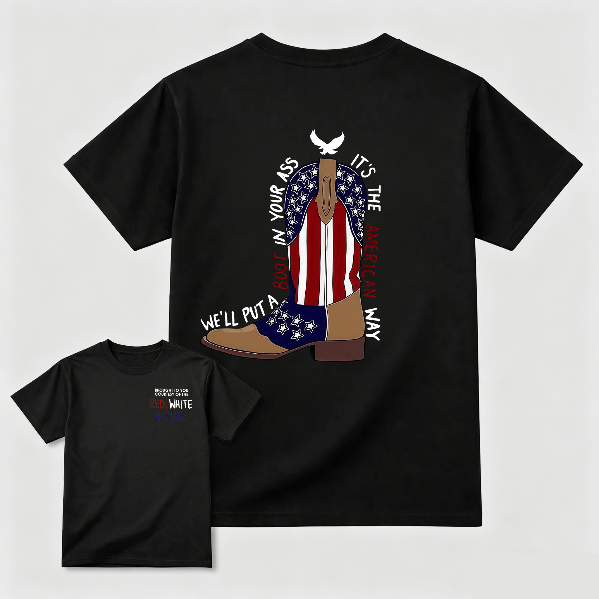 Courtesy of the Red Shirt, Toby American Ride T-Shirt