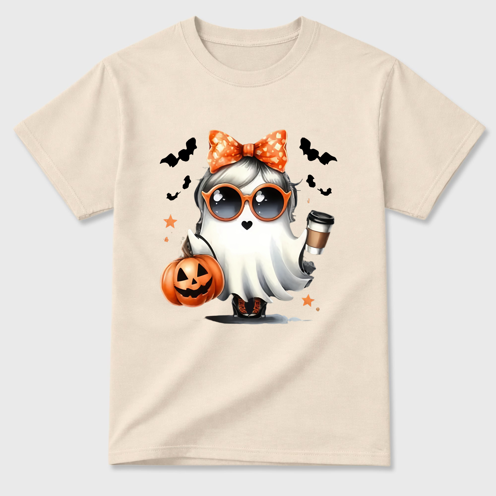 Halloween Cute Ghost Girl Shirt