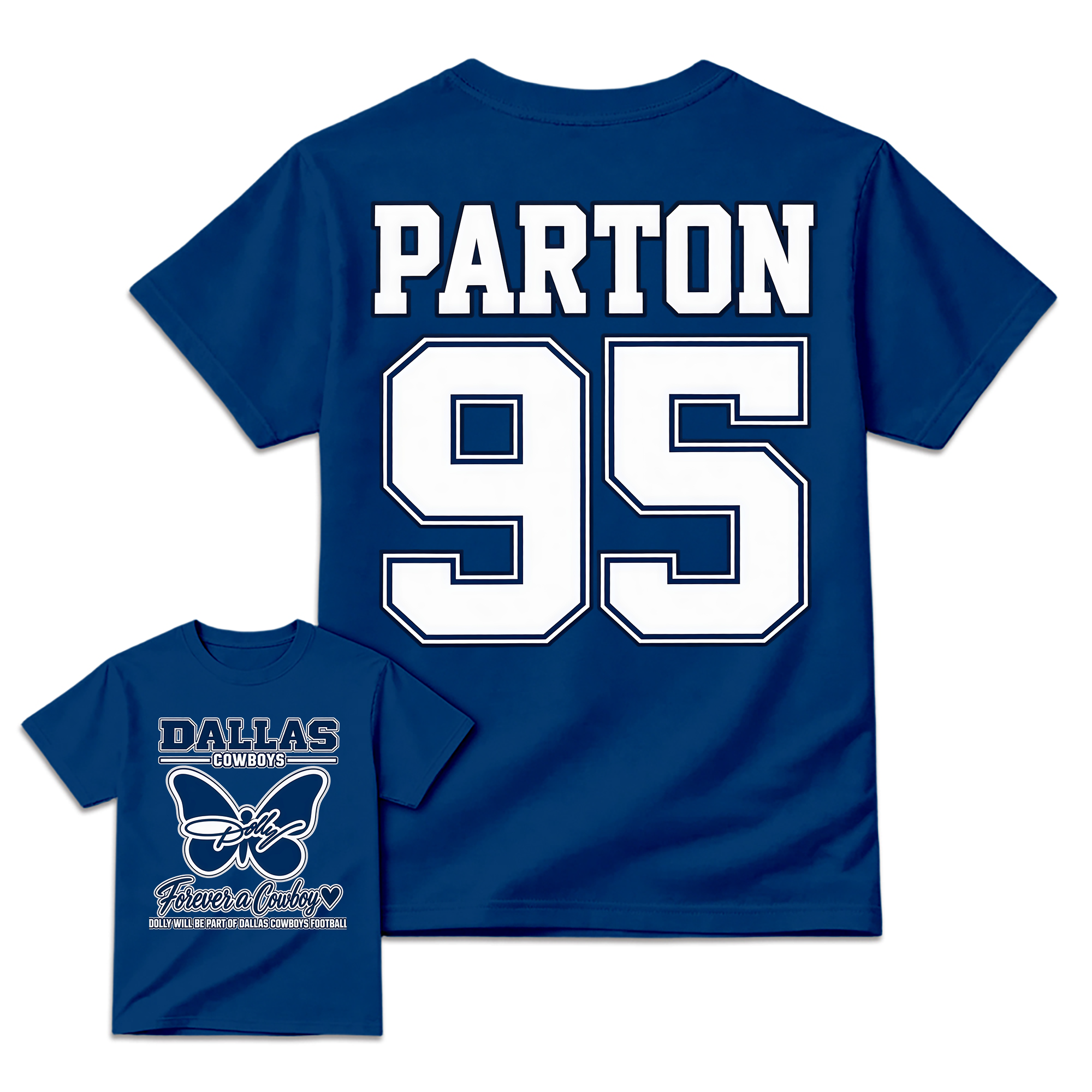 Forever A Cowboy 95 Graphic T-Shirt, Vintage Country Football Shirt
