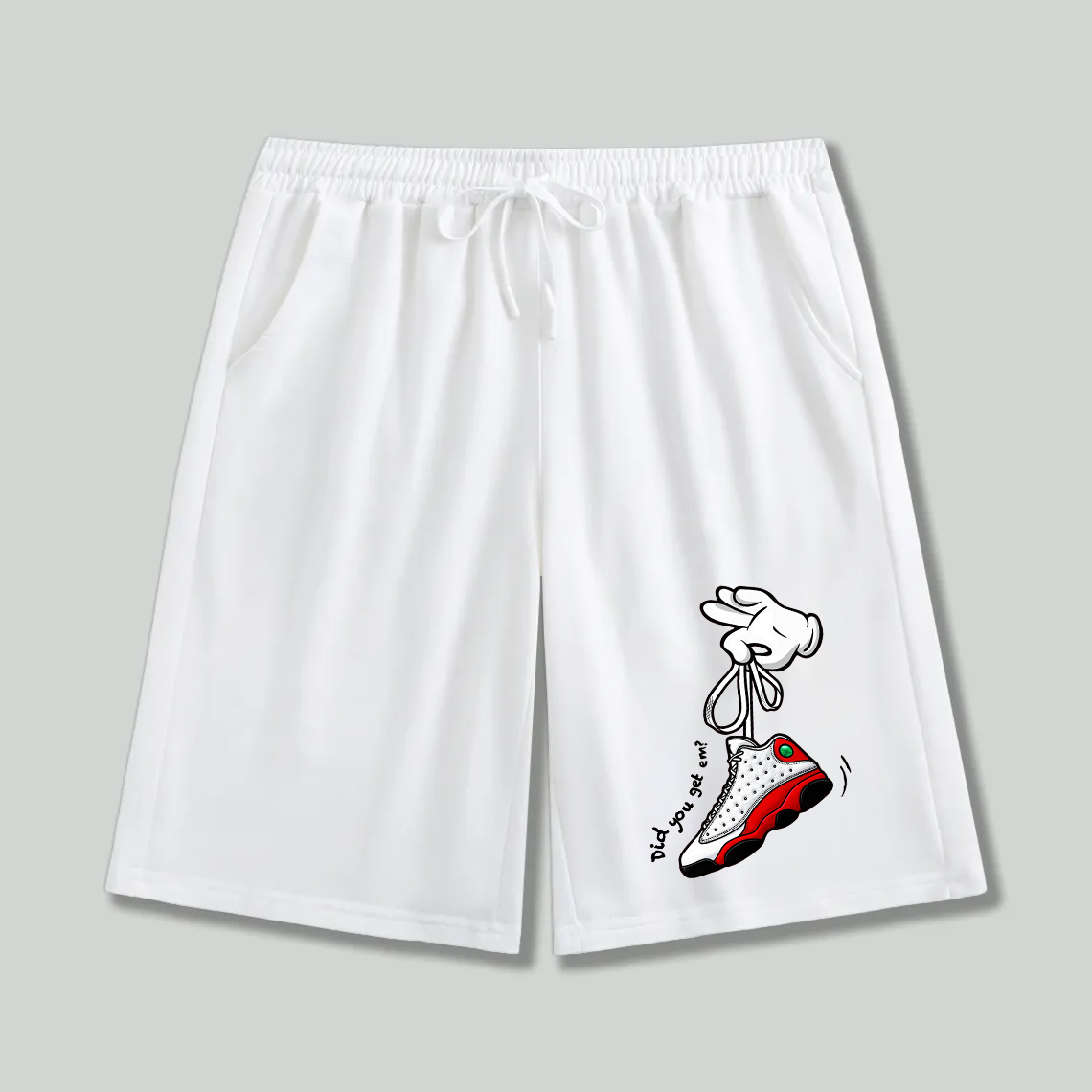 Unisex athletic shorts Did You Get Em Jordan 13 Graphic Print