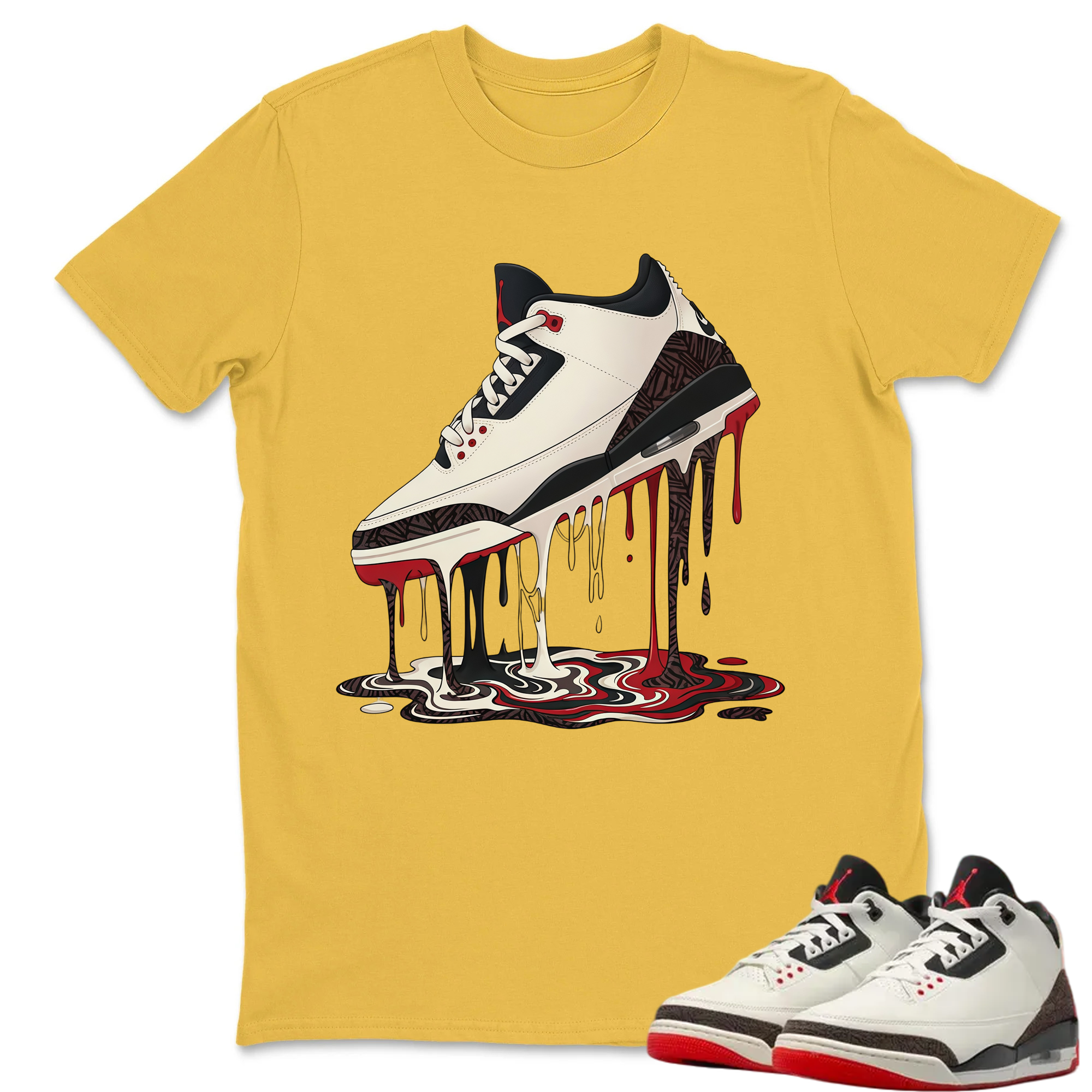 Dripping Shoe Shirt To Match Jordan 3 World's Best Dad