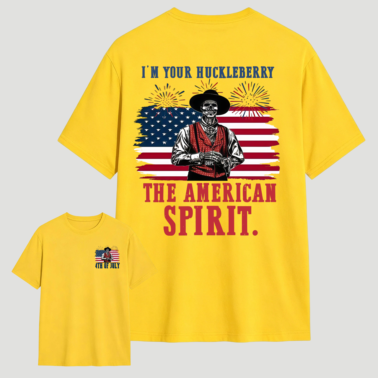 Doc Holliday I'm Your Huckleberry The American Spirit T-Shirt