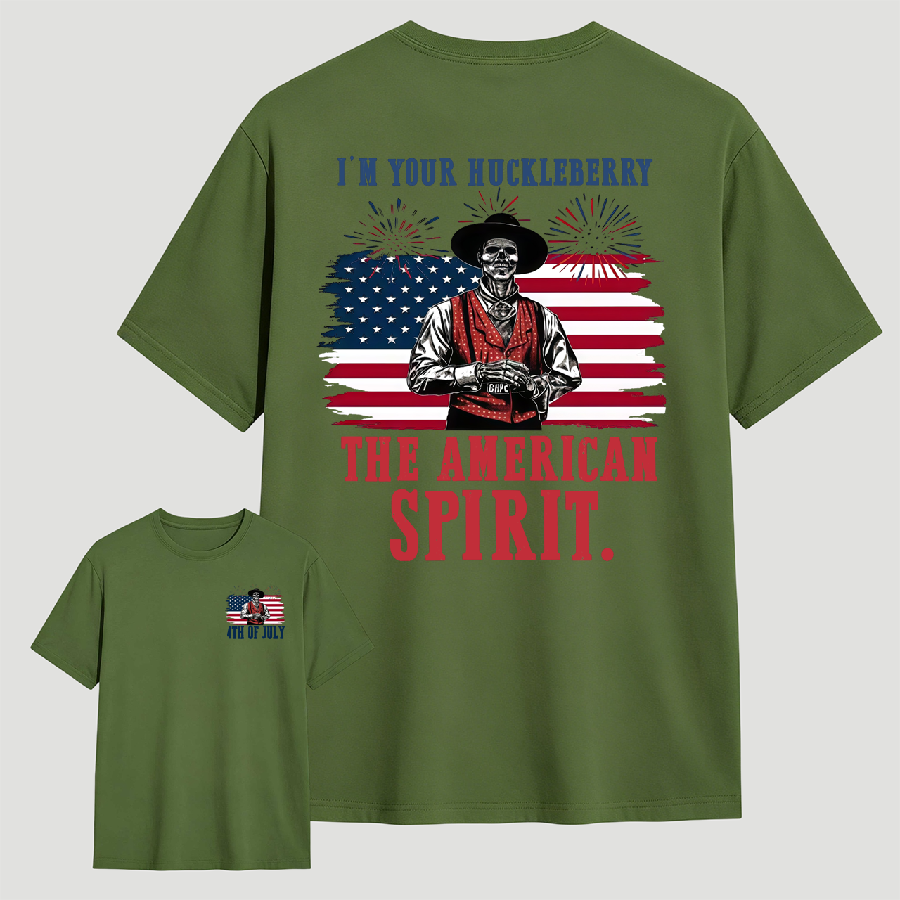 Doc Holliday I'm Your Huckleberry The American Spirit T-Shirt