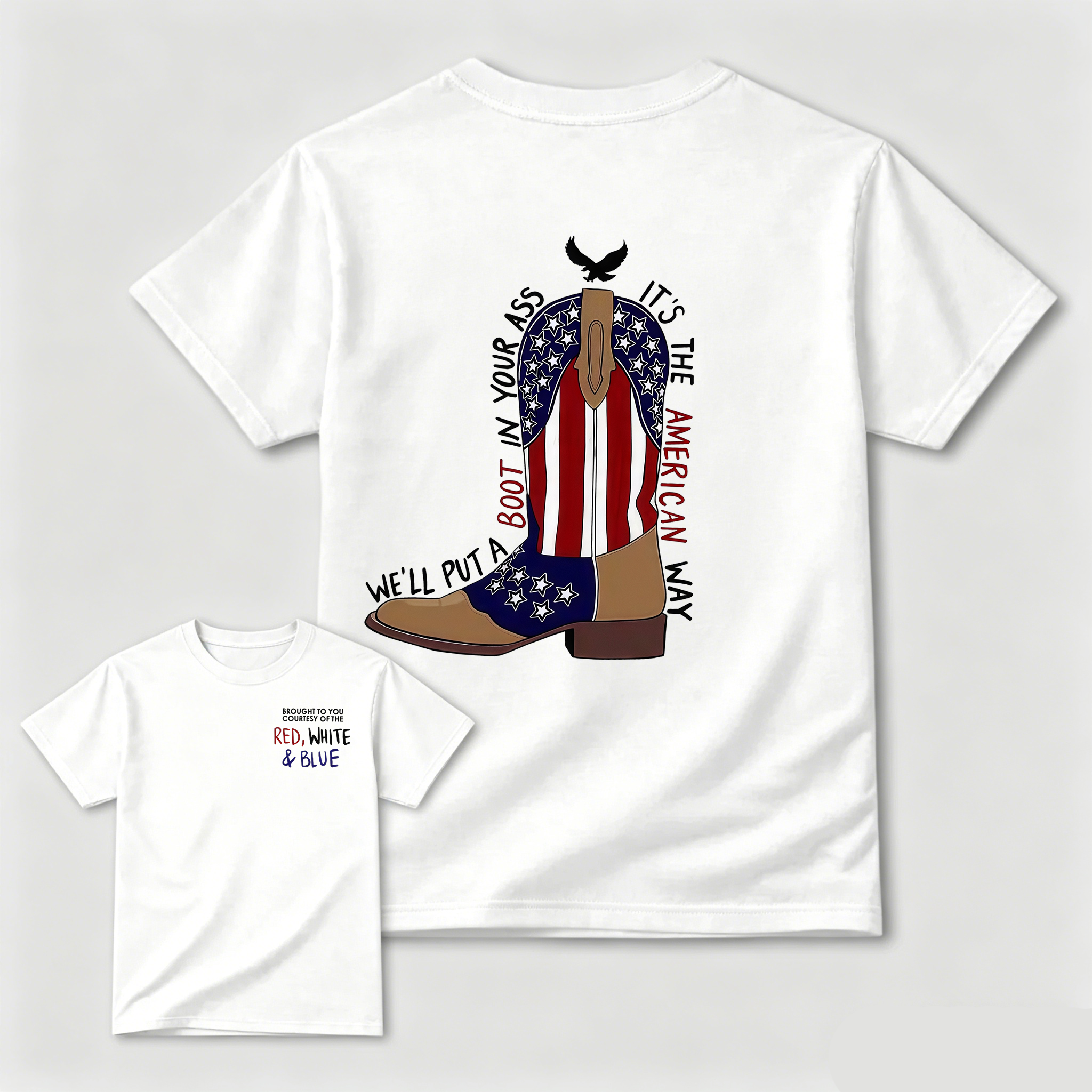Courtesy of the Red Shirt, Toby American Ride T-Shirt