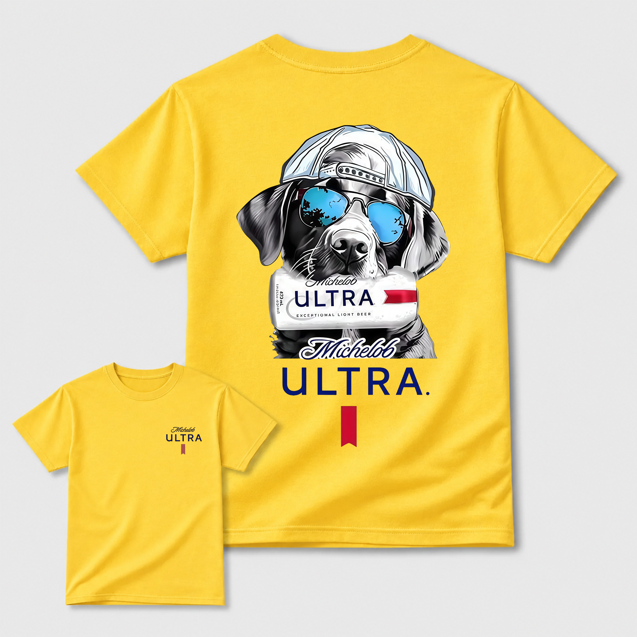 Michelob Ultra Cool Dog Unisex Loose Fit T-Shirt