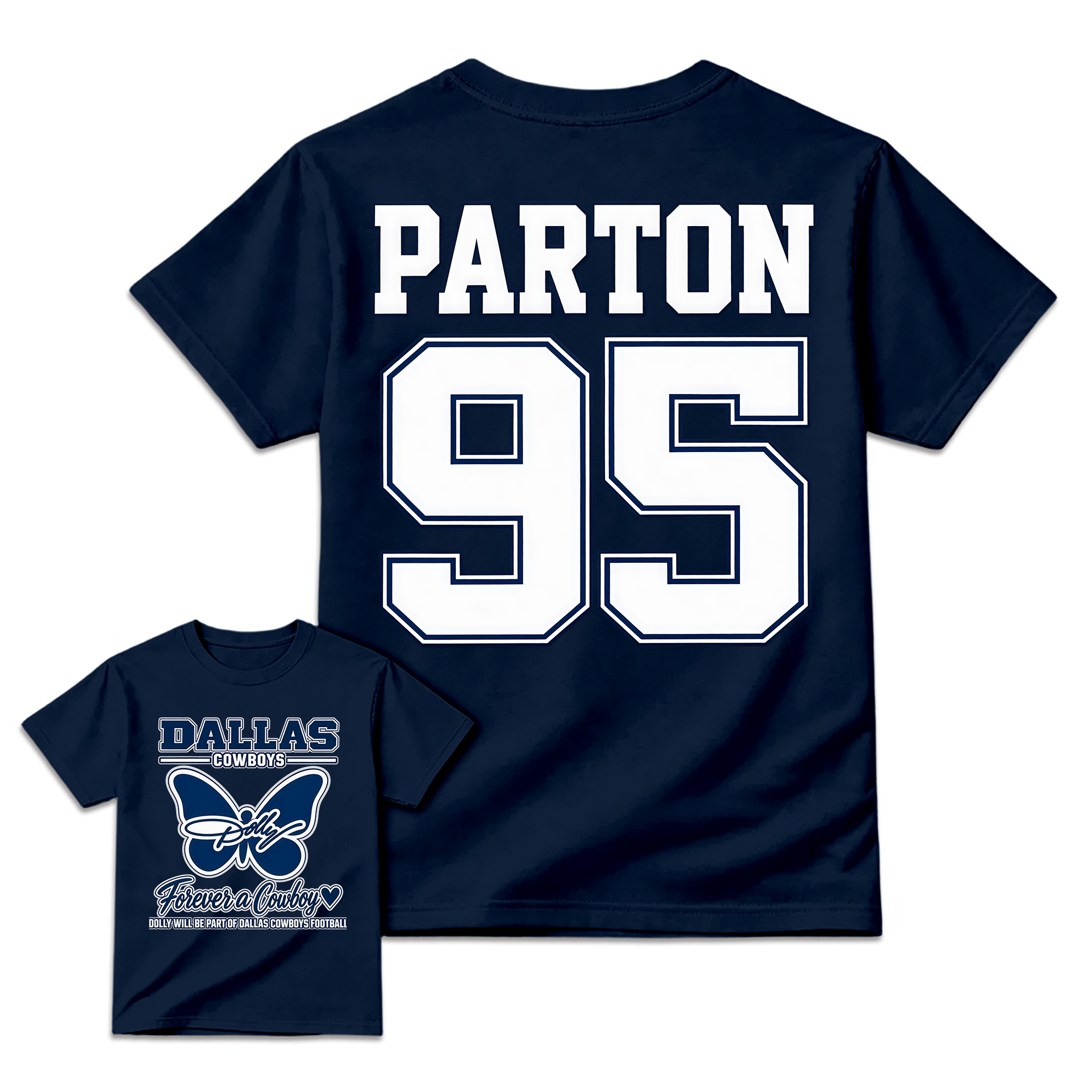 Forever A Cowboy 95 Graphic T-Shirt, Vintage Country Football Shirt