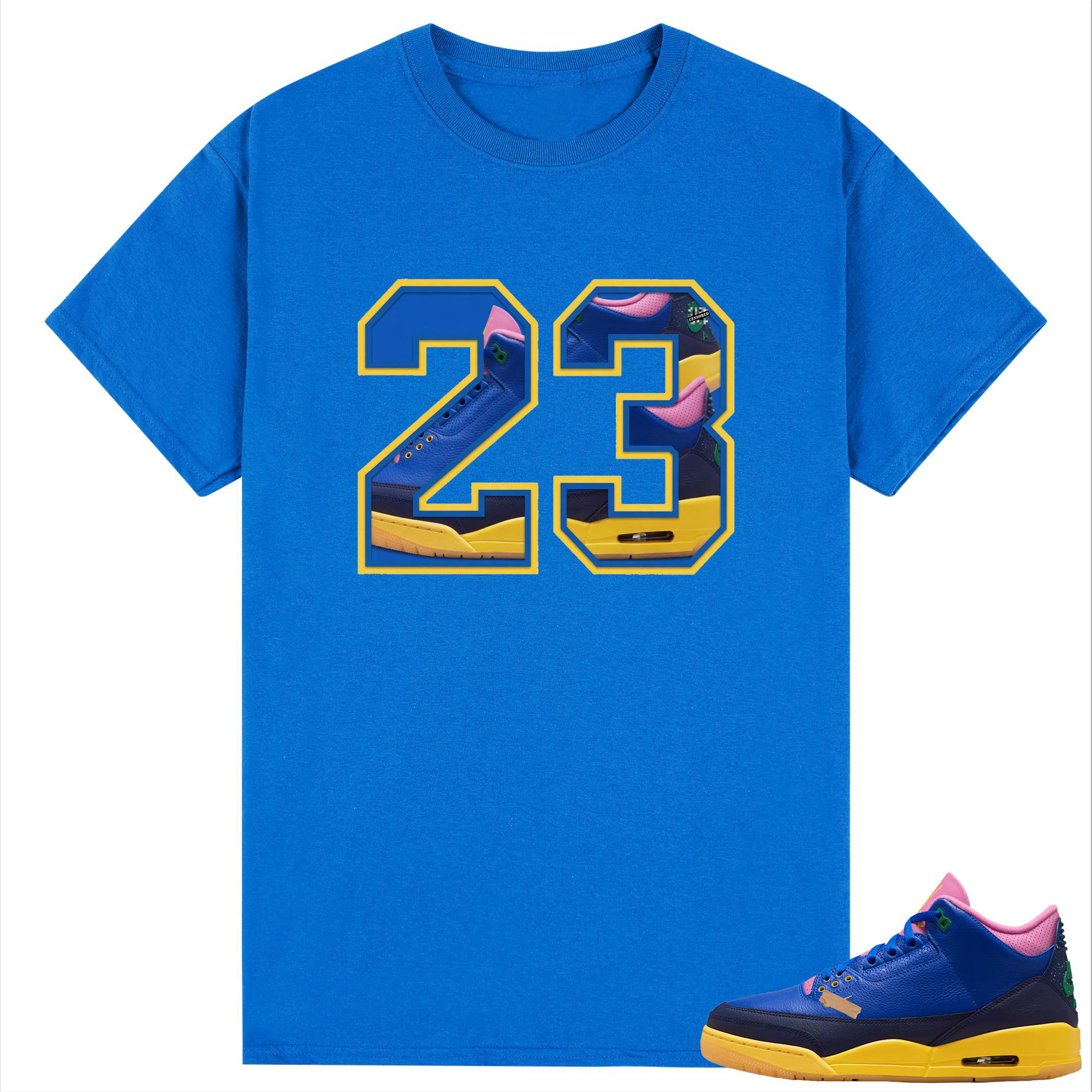 Number 23 Shirt to Match AJ 3 Brazil Racer