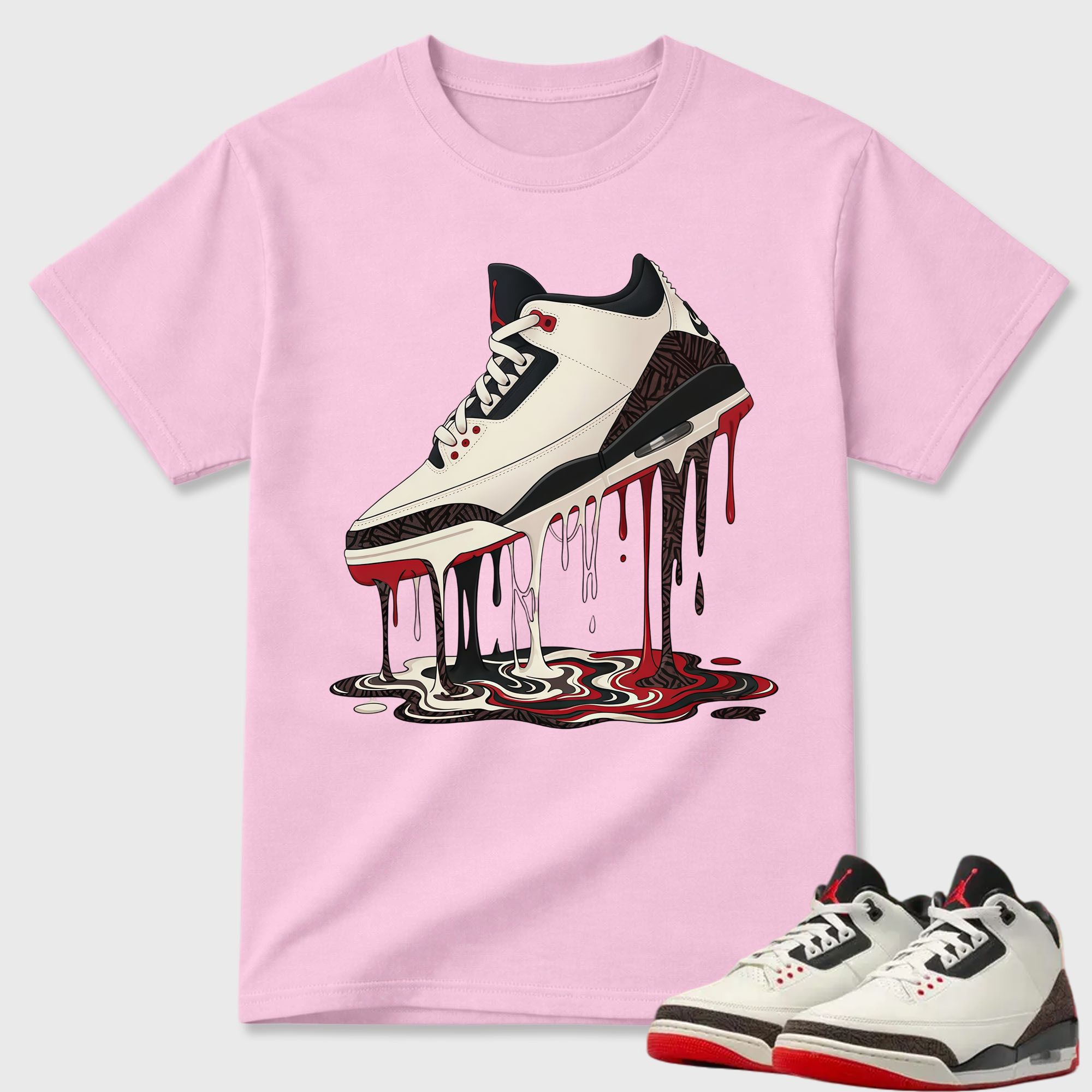 Dripping Shoe Shirt To Match Jordan 3 World's Best Dad